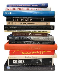 Group of Approximately 15 Fashion, Music & Cultural History Books