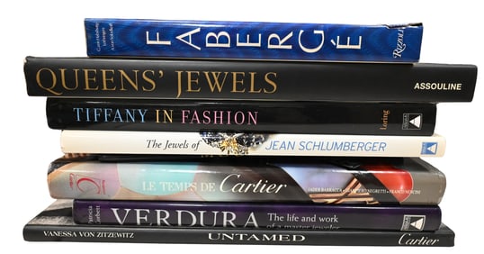 Group of Approximately Eight Jewelry & Luxury Design Books