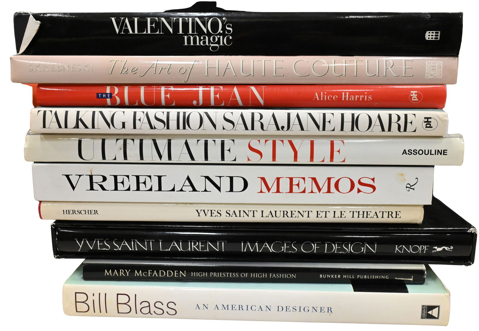 Group of Approximately 10 Fashion Design & Designer Monographs (1 of 3)