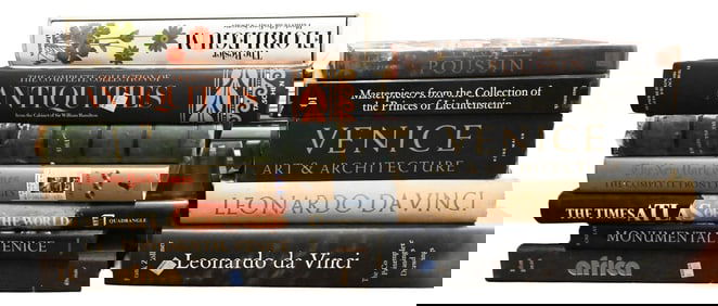 Approximately 13 Art History, Architecture, and Reference Books