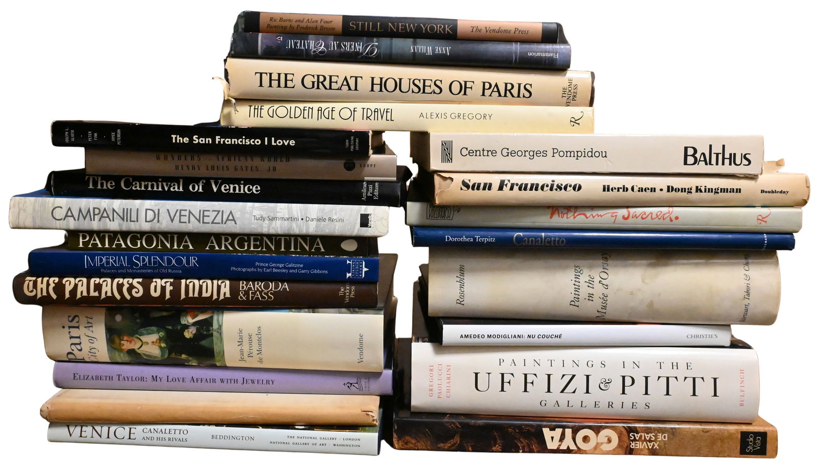 Approximately 23 Travel, Architecture, and Fine Art Books (1 of 6)