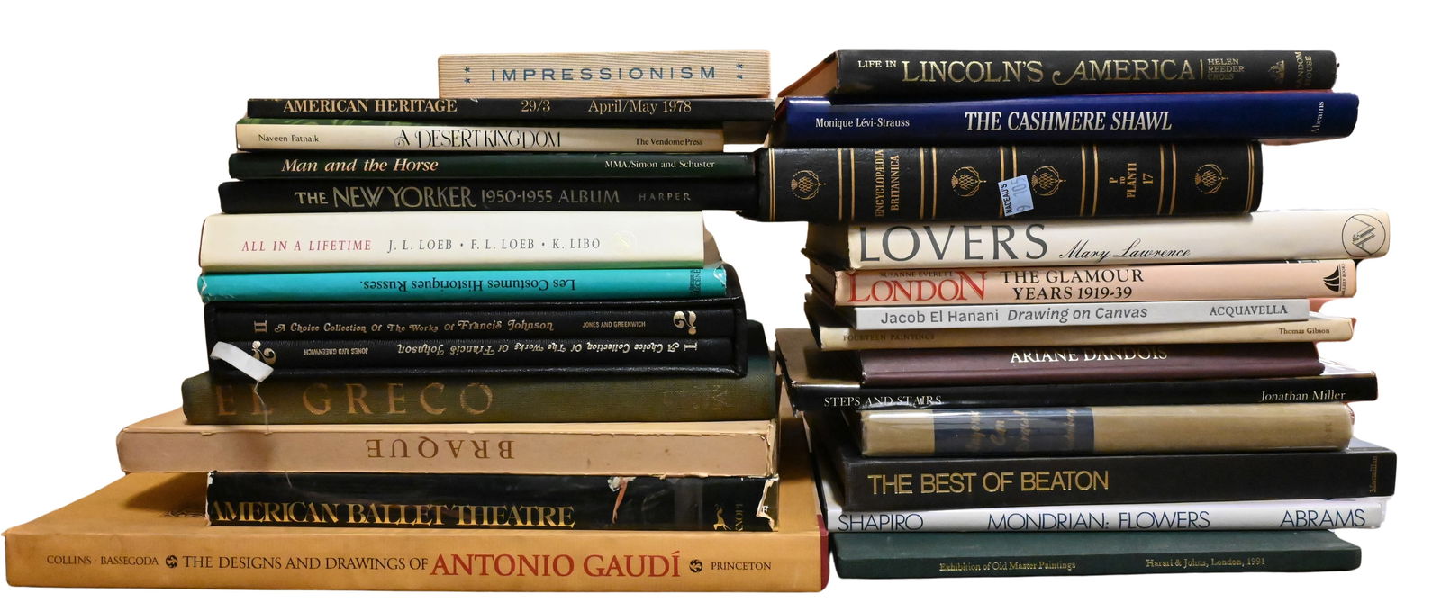 Approximately 25 American and European Art, Design, and Cultural History Books (1 of 5)