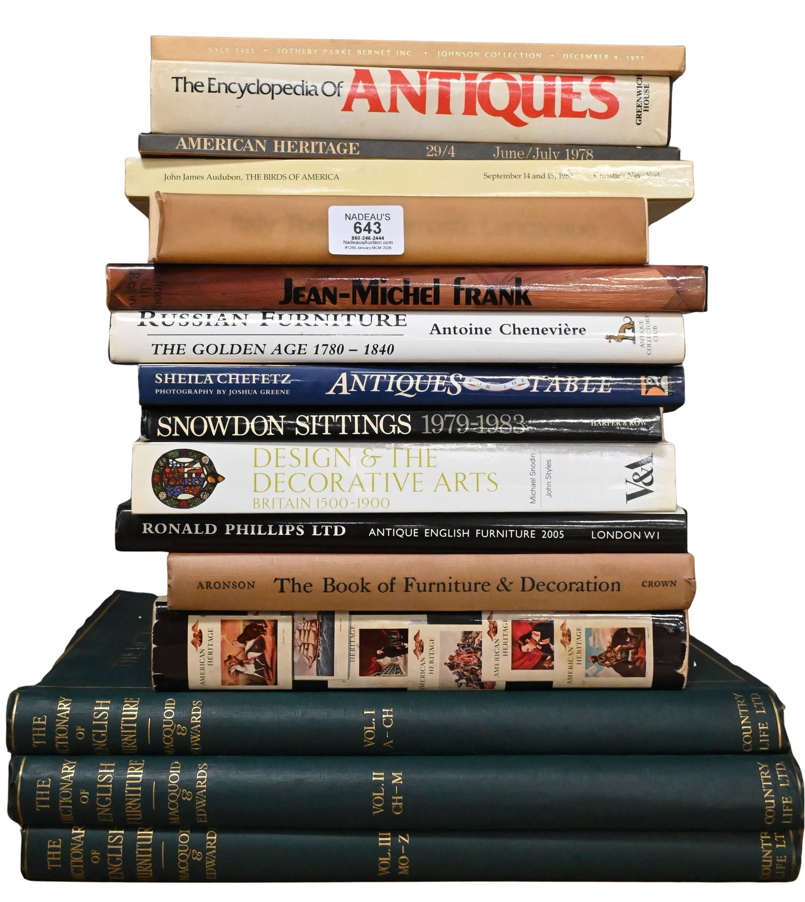 Approximately16 Antiques, Decorative Arts, and Furniture Reference Books (1 of 5)