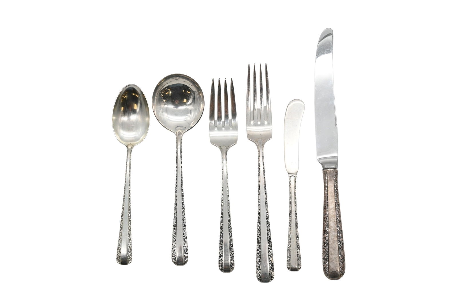 128 Piece Towle Sterling "Candlelight" Flatware Set (1 of 7)