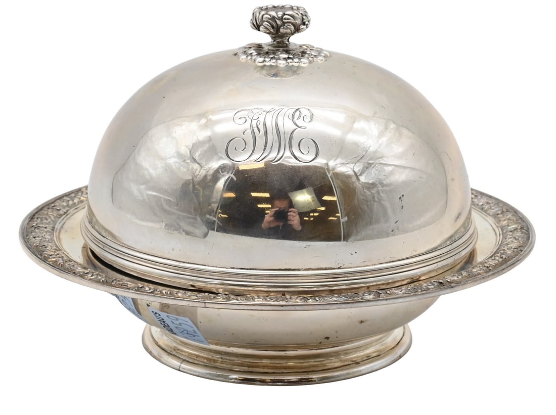 Tiffany and Company Sterling Silver Domed Butter Dish (1 of 4)