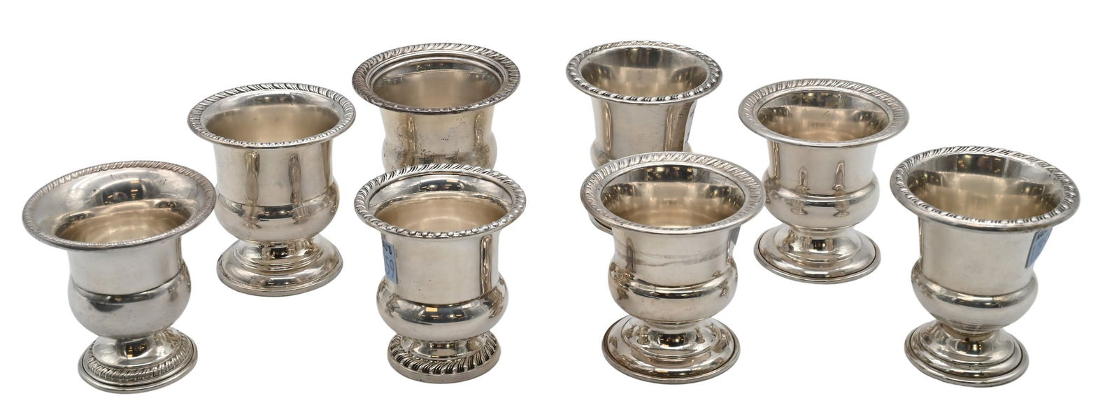 Eight Sterling Silver Miniature Urn From Cups (1 of 5)