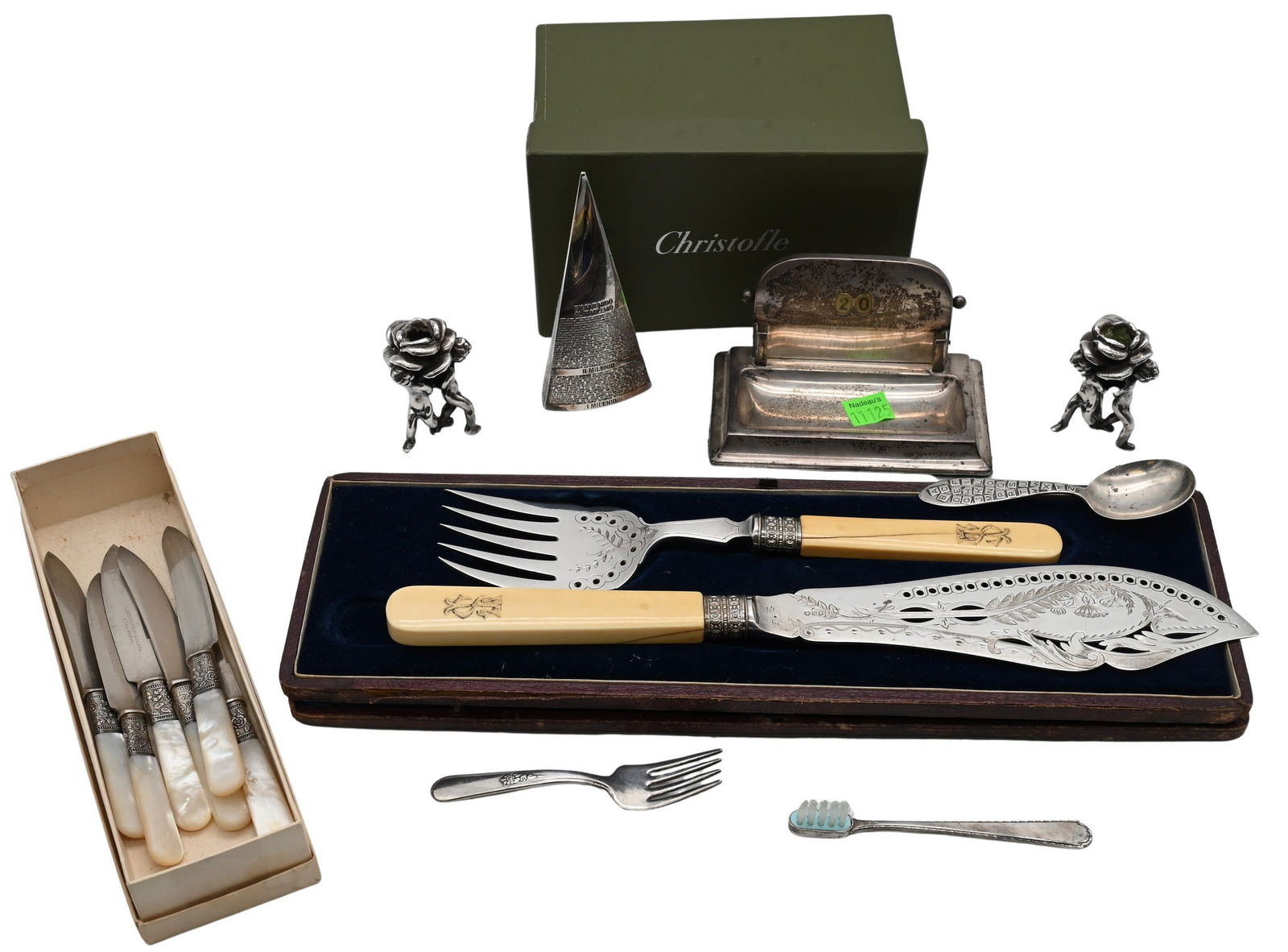 Group of Sterling Silver and Christofle (1 of 5)