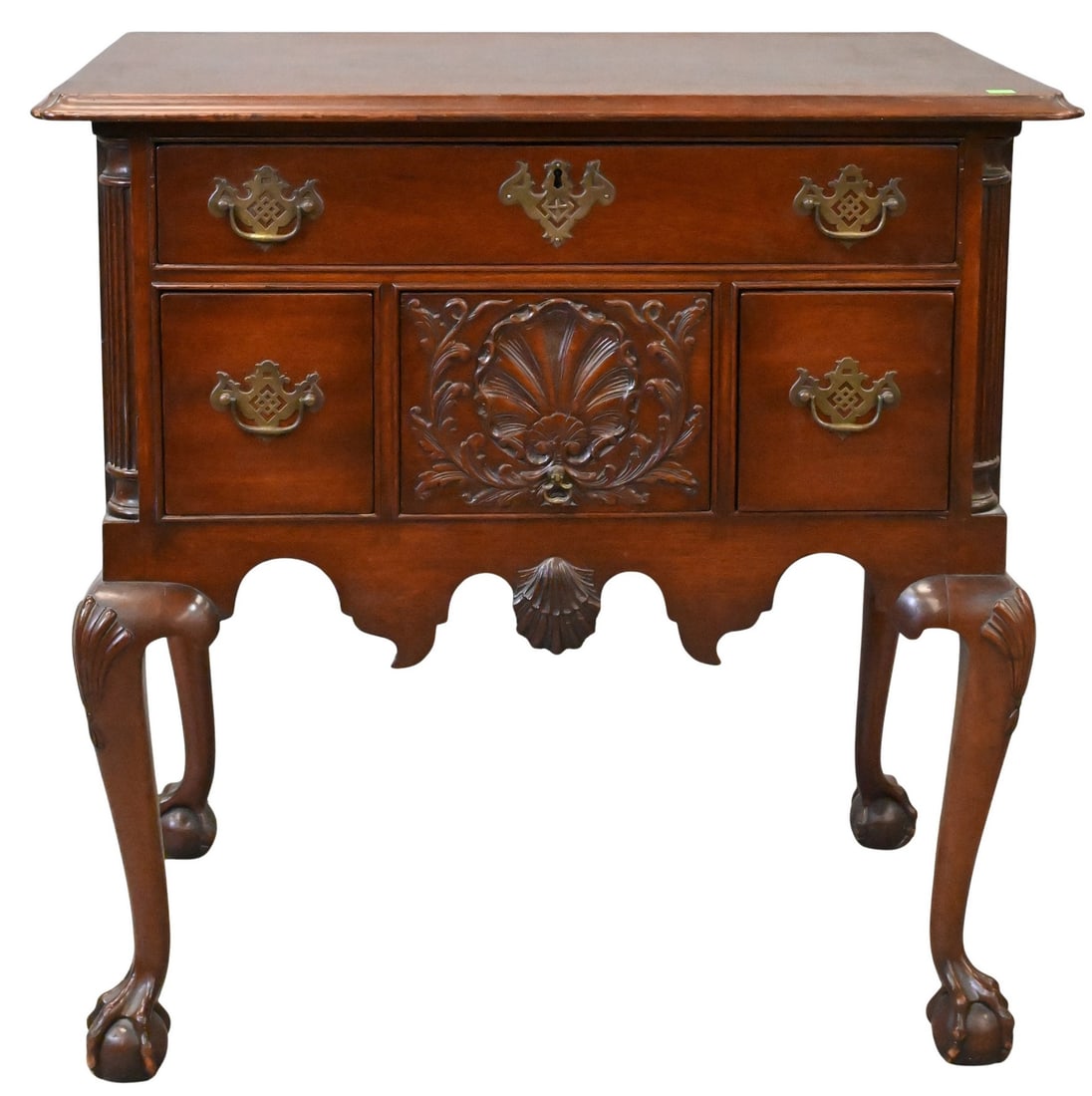 Chippendale Style Mahogany Lowboy (1 of 4)