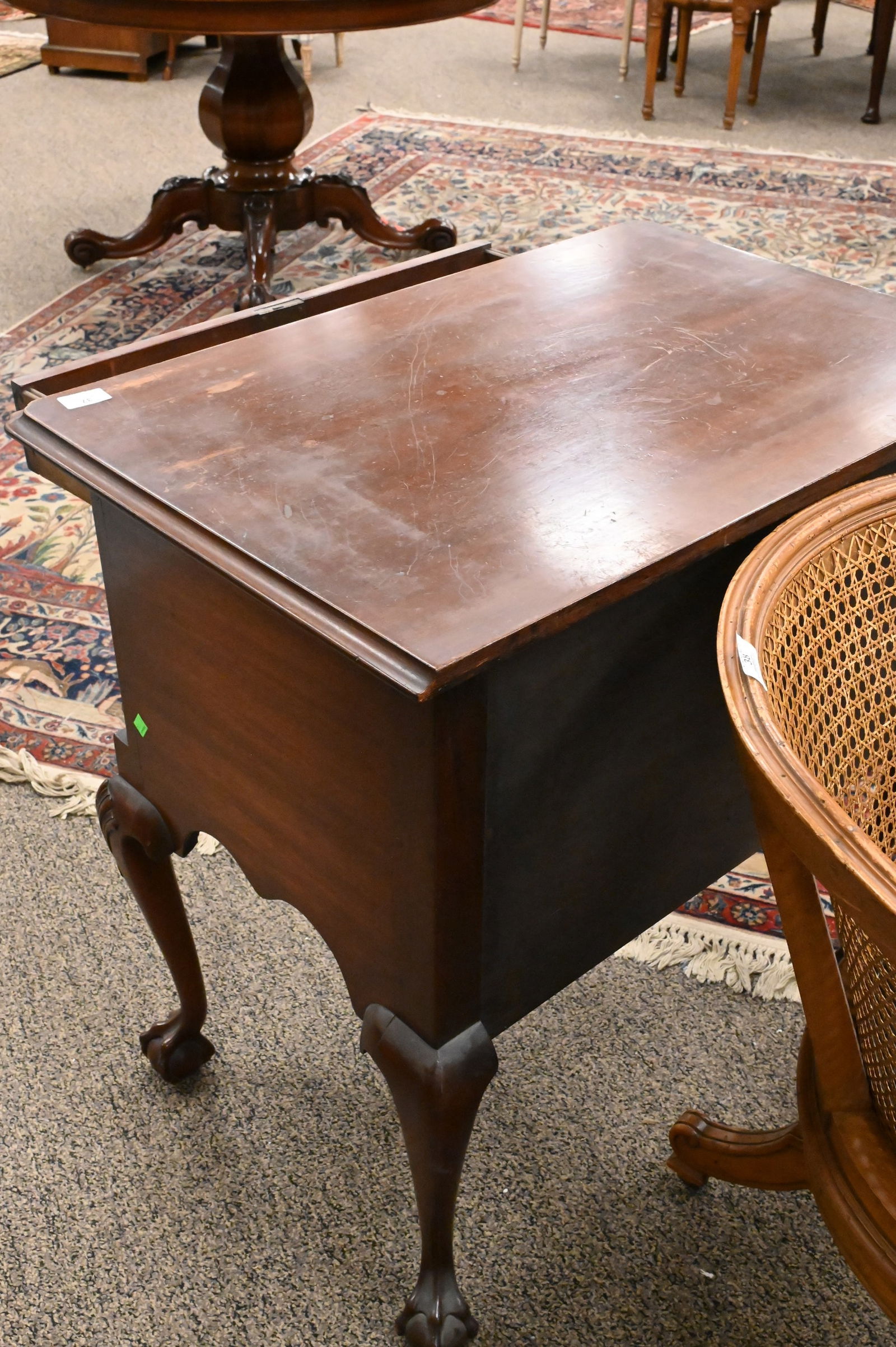 Chippendale Style Mahogany Lowboy - 4