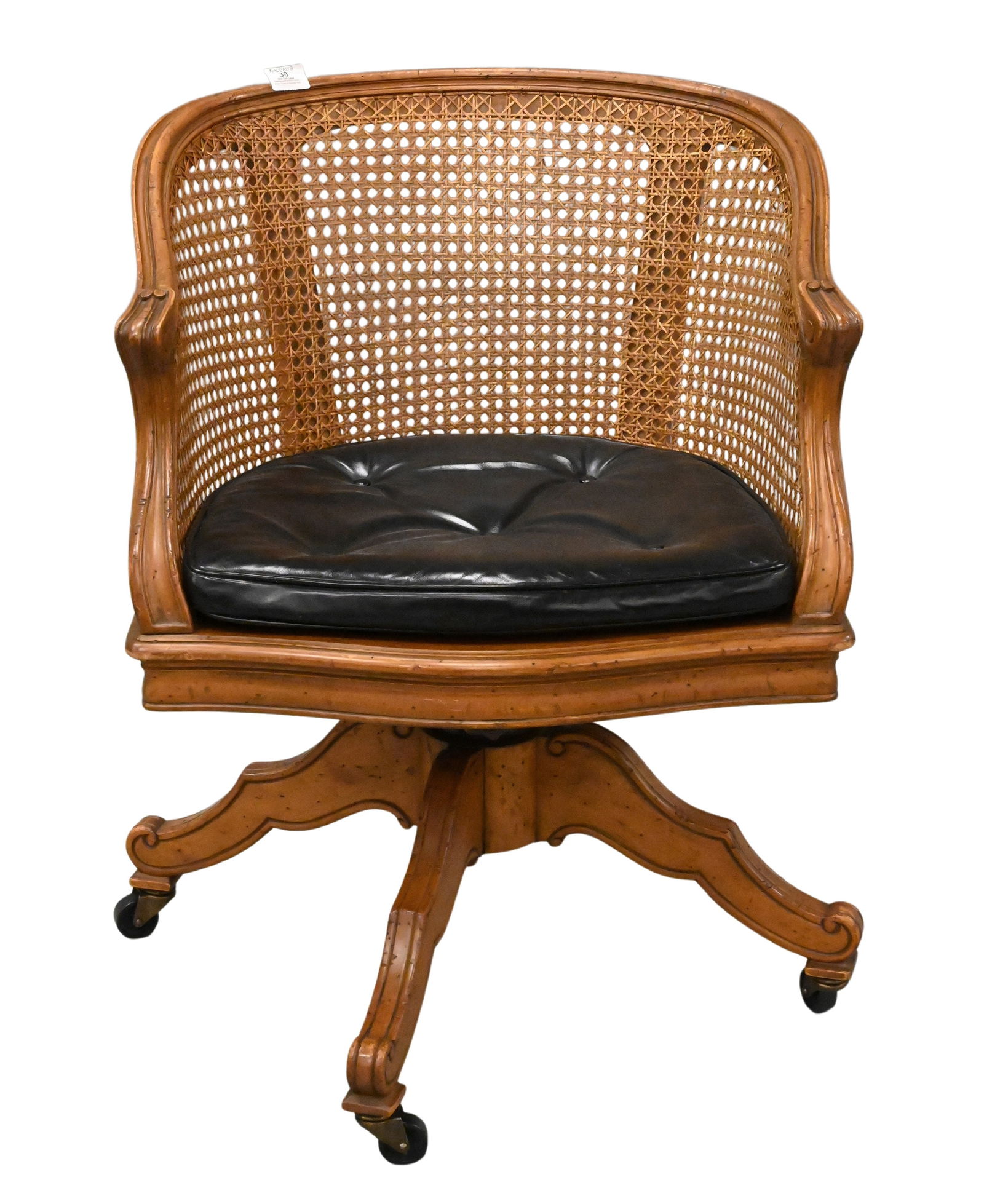 Louis XV Style Swivel Office Chair (1 of 3)