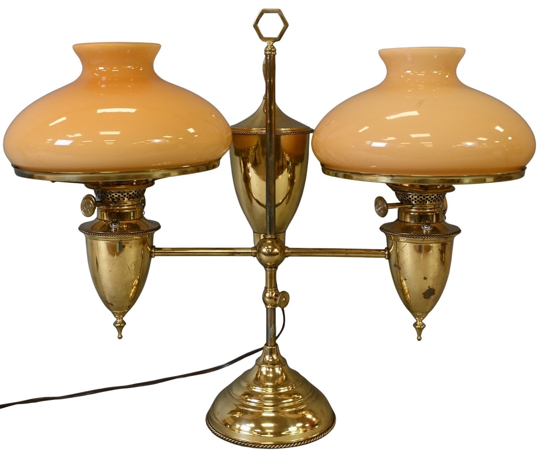 Bradley and Hubbard Duplex Double Student Lamp (1 of 5)