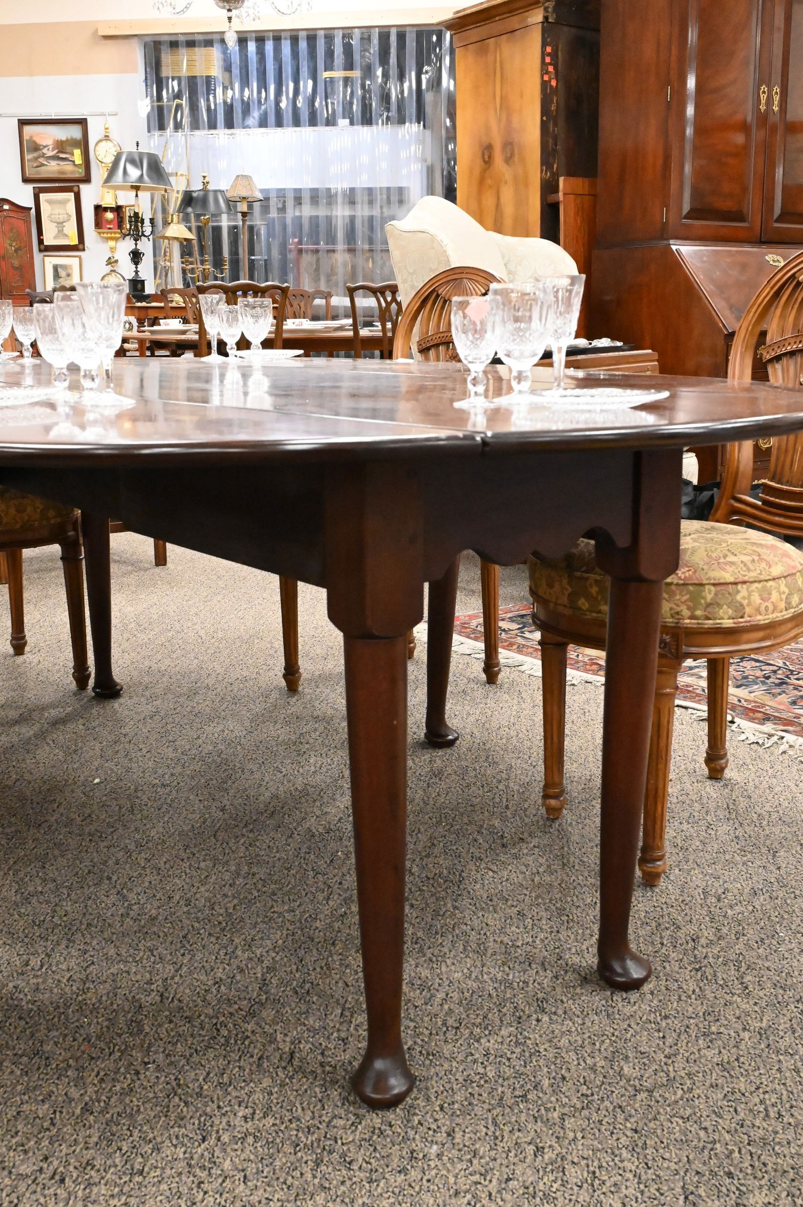 Custom Mahogany Irish Wake Table - 3