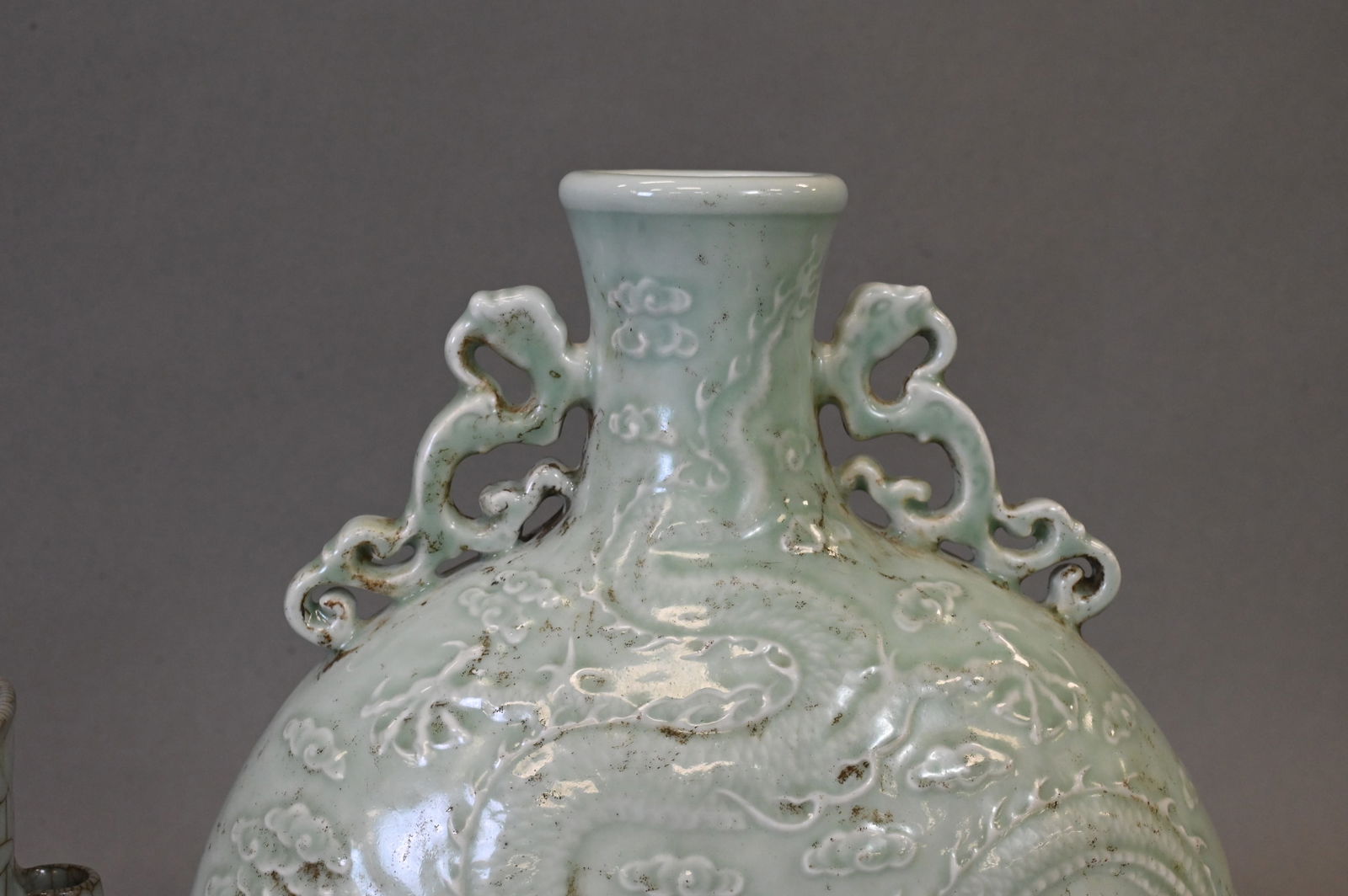Two Chinese Celadon Vases - 2