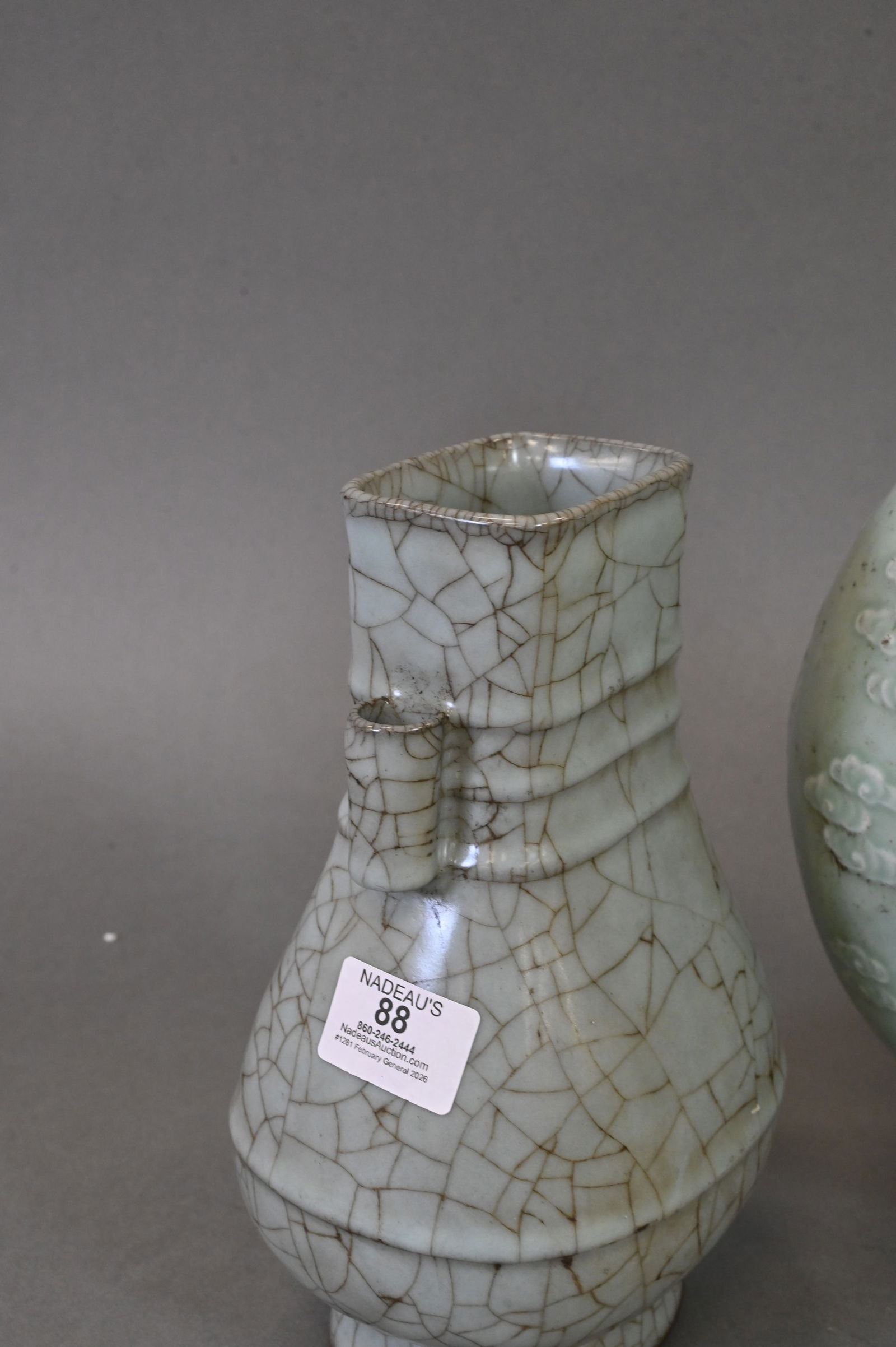 Two Chinese Celadon Vases - 4