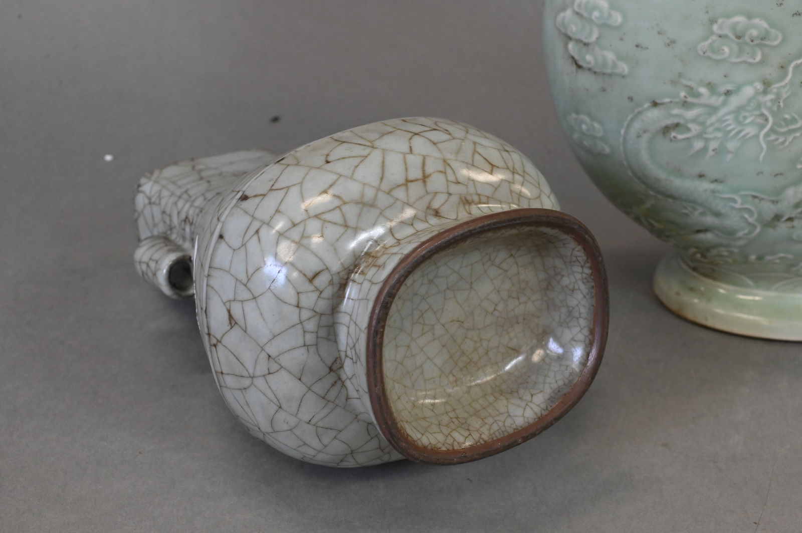 Two Chinese Celadon Vases - 5