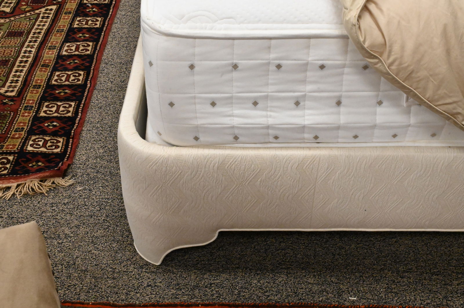 Custom Upholstered King Size Bed - 4