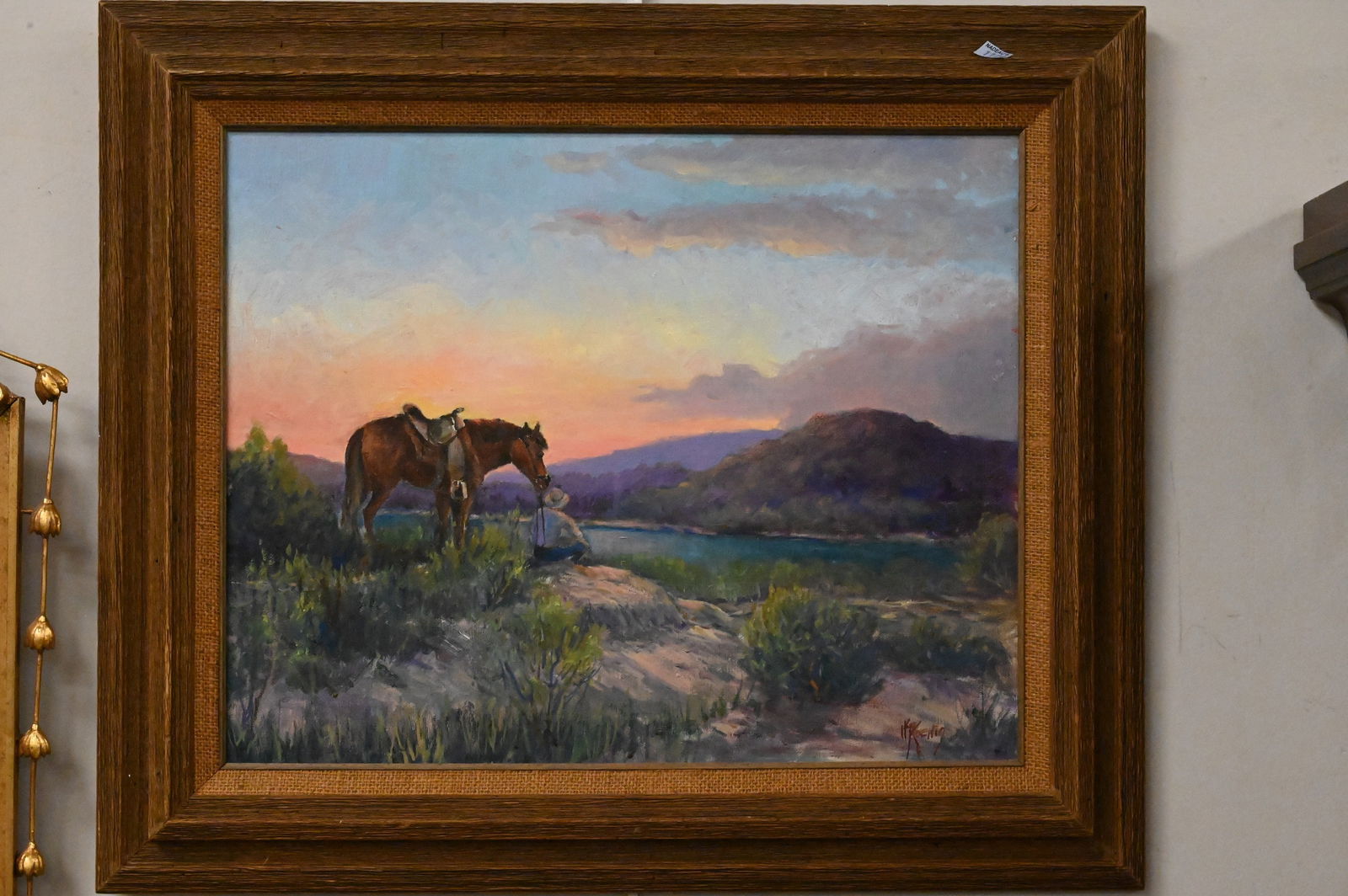 Two Framed Western Landscapes - 2