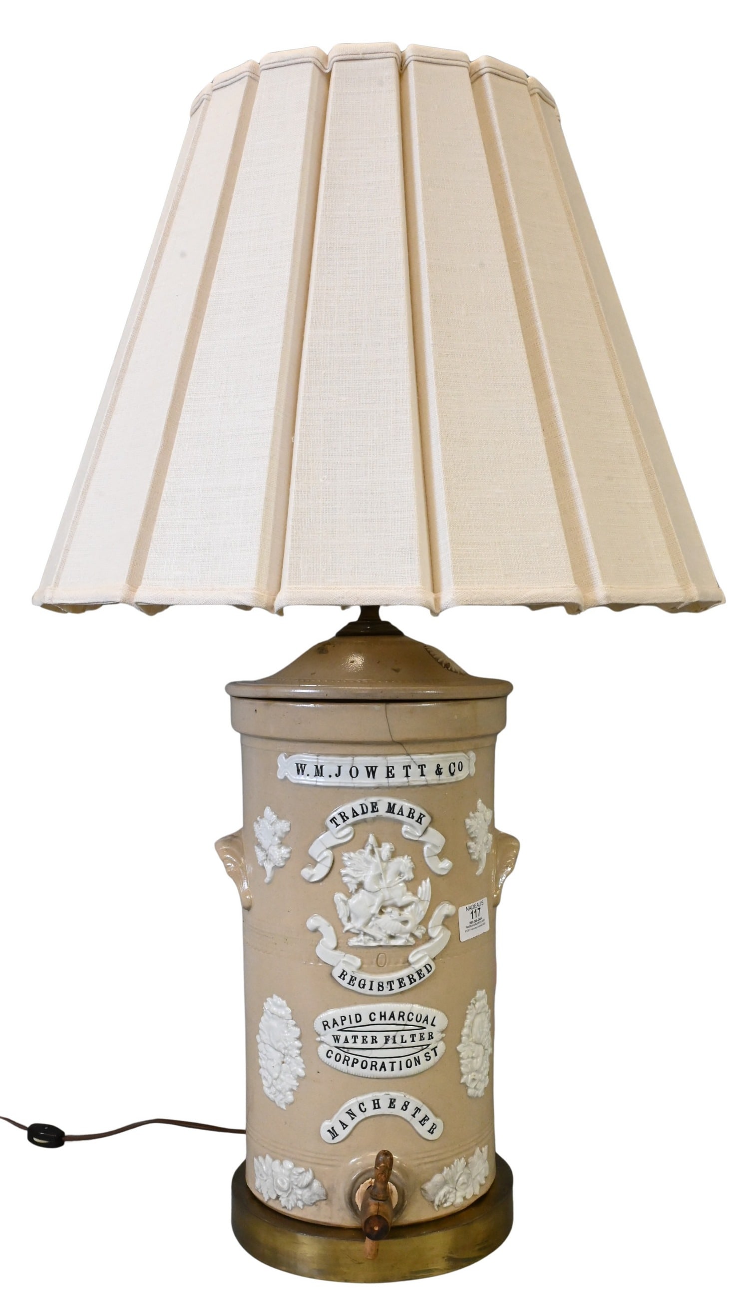 W.M. Jowett Victorian Stoneware Water Filter (1 of 4)