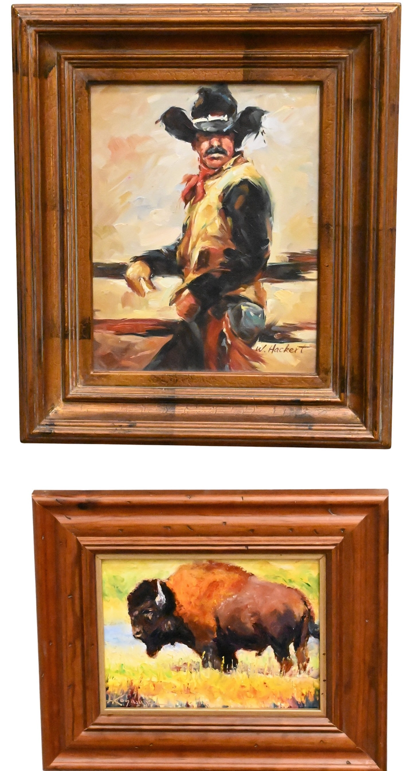 Two Framed Western Pieces (1 of 7)