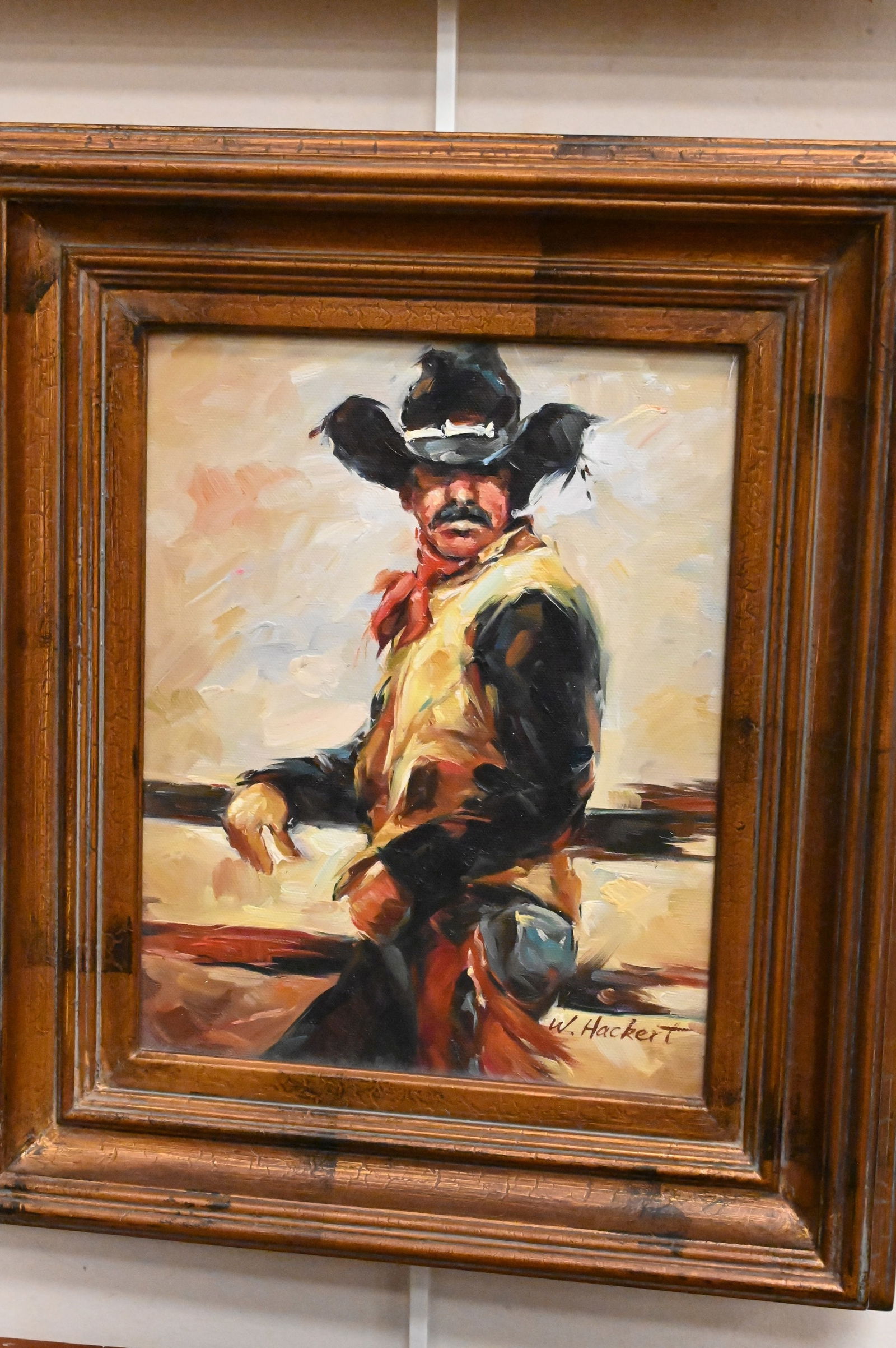 Two Framed Western Pieces - 2