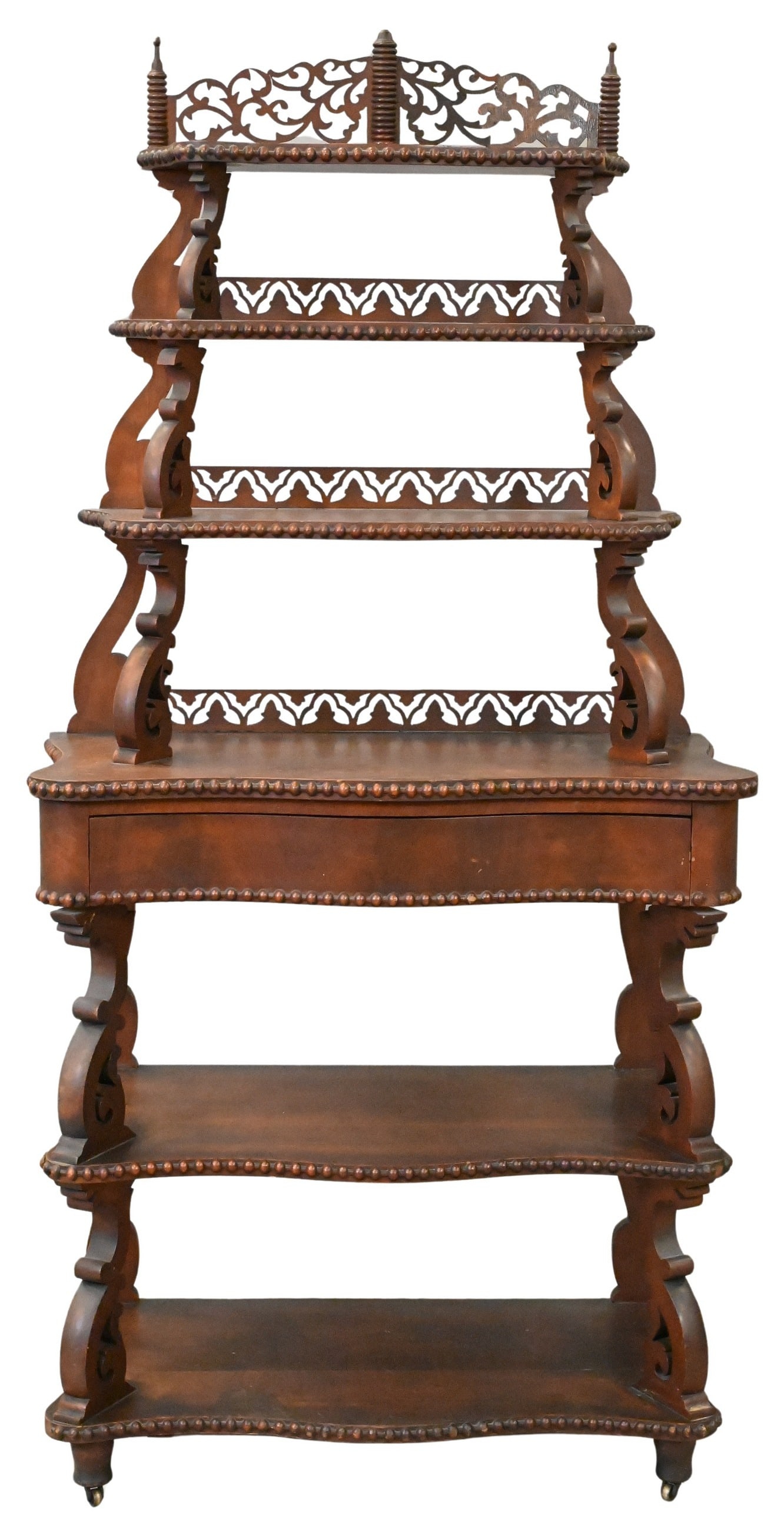 Victorian Walnut Etagere (1 of 4)