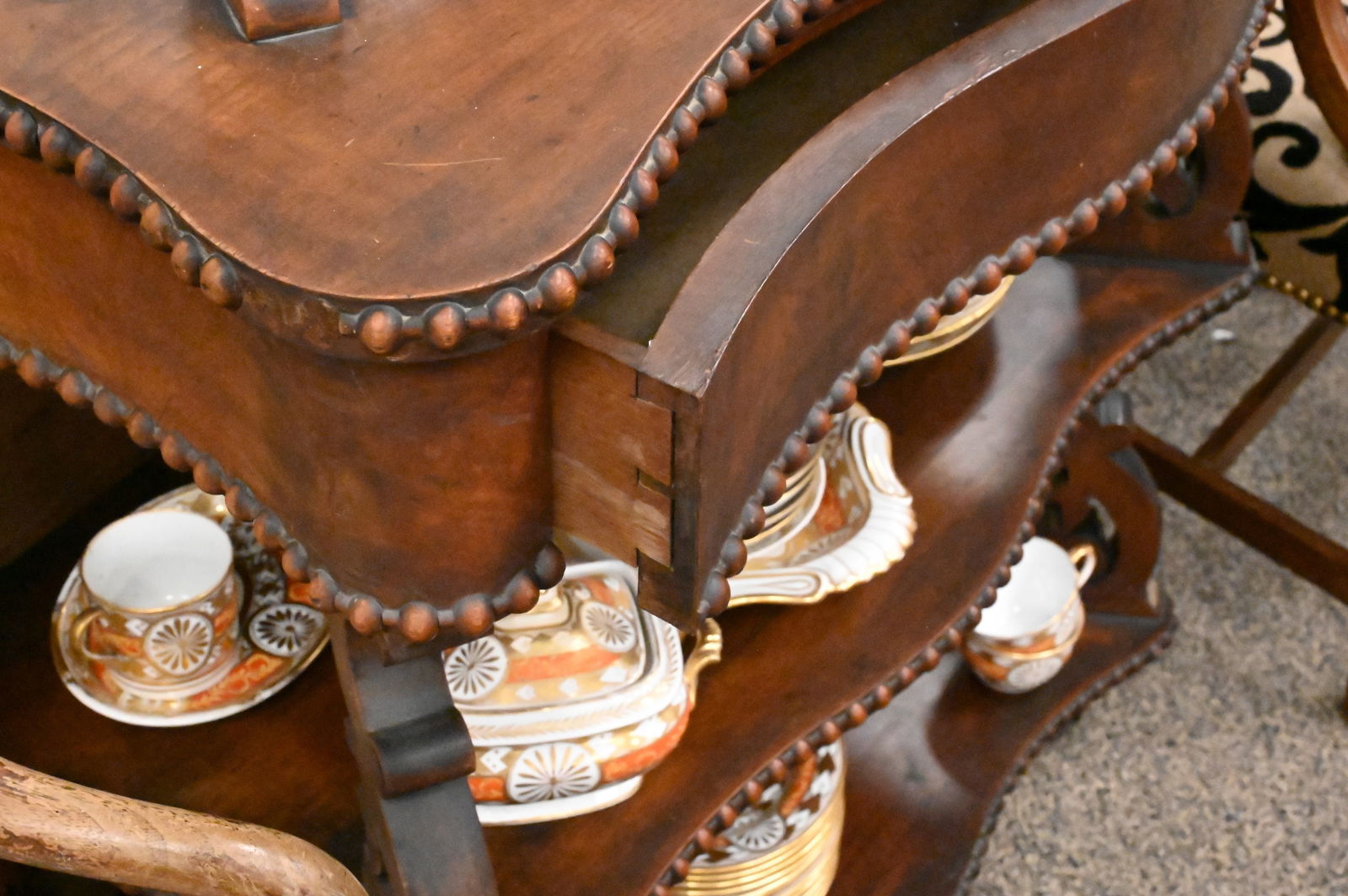 Victorian Walnut Etagere - 4