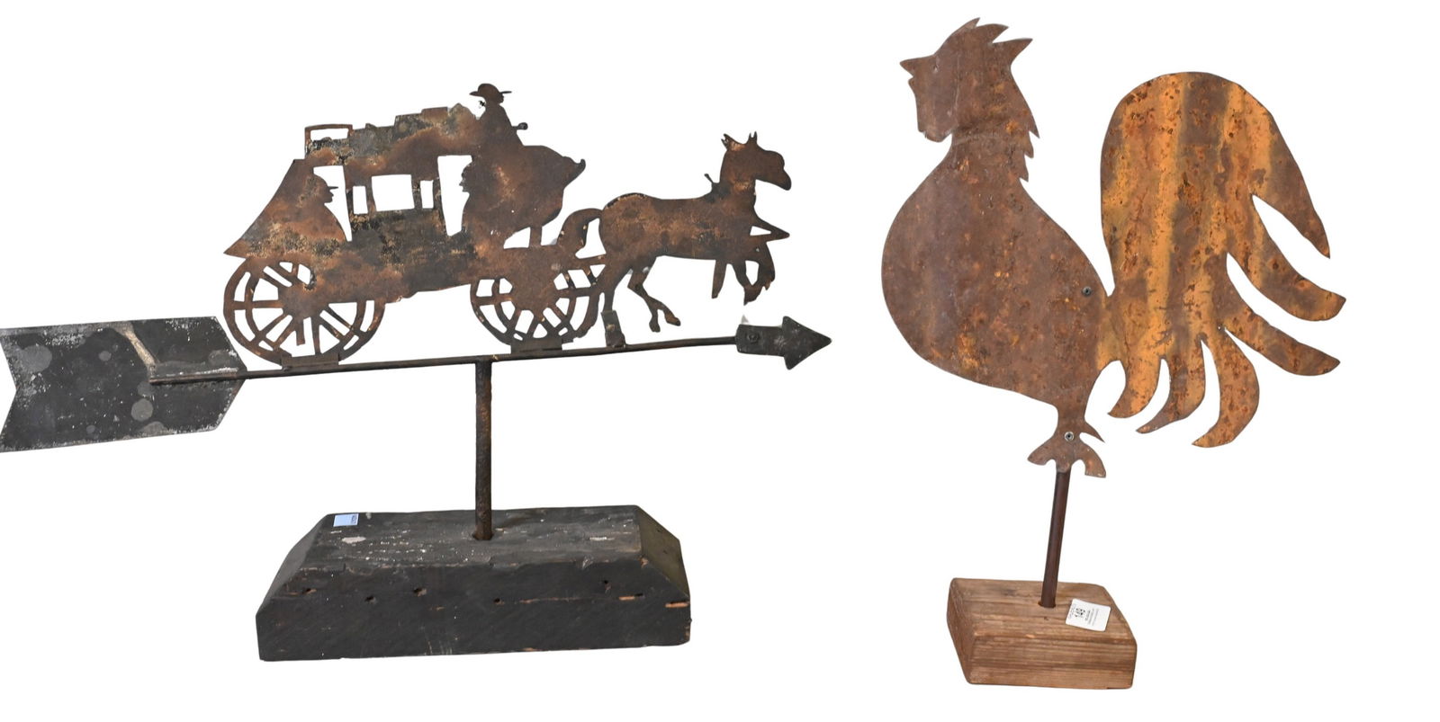 Two Folk Art Sheet Metal Weathervanes (1 of 5)