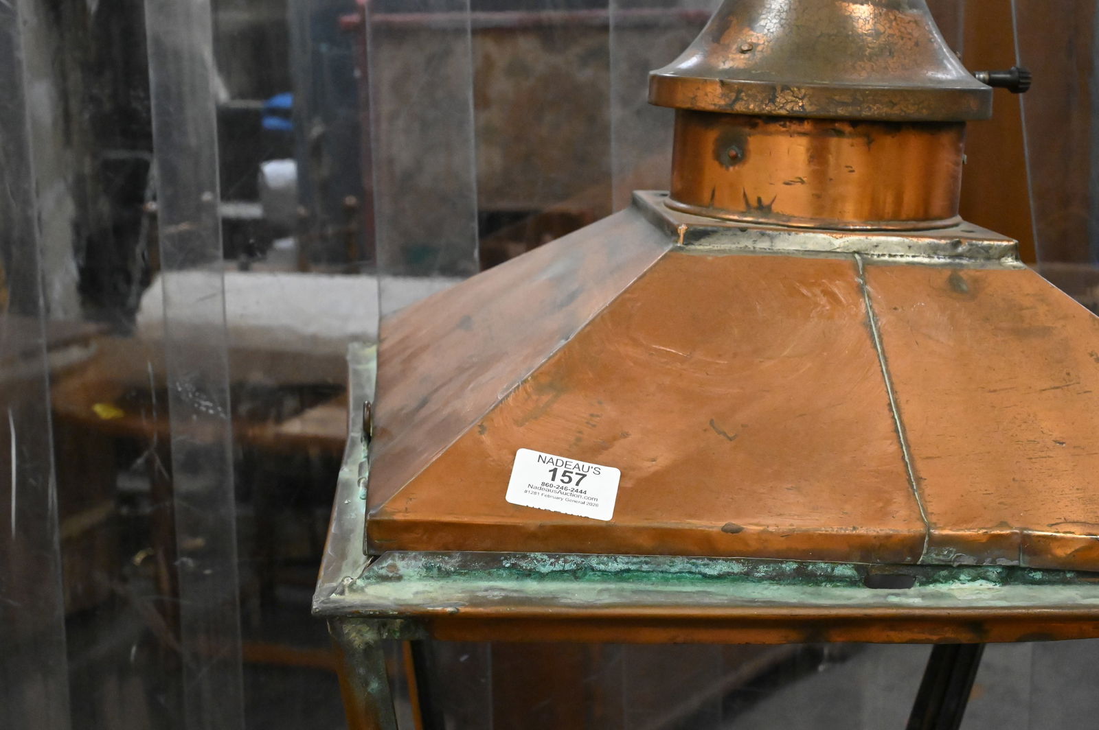 Antique Copper Lantern - 6