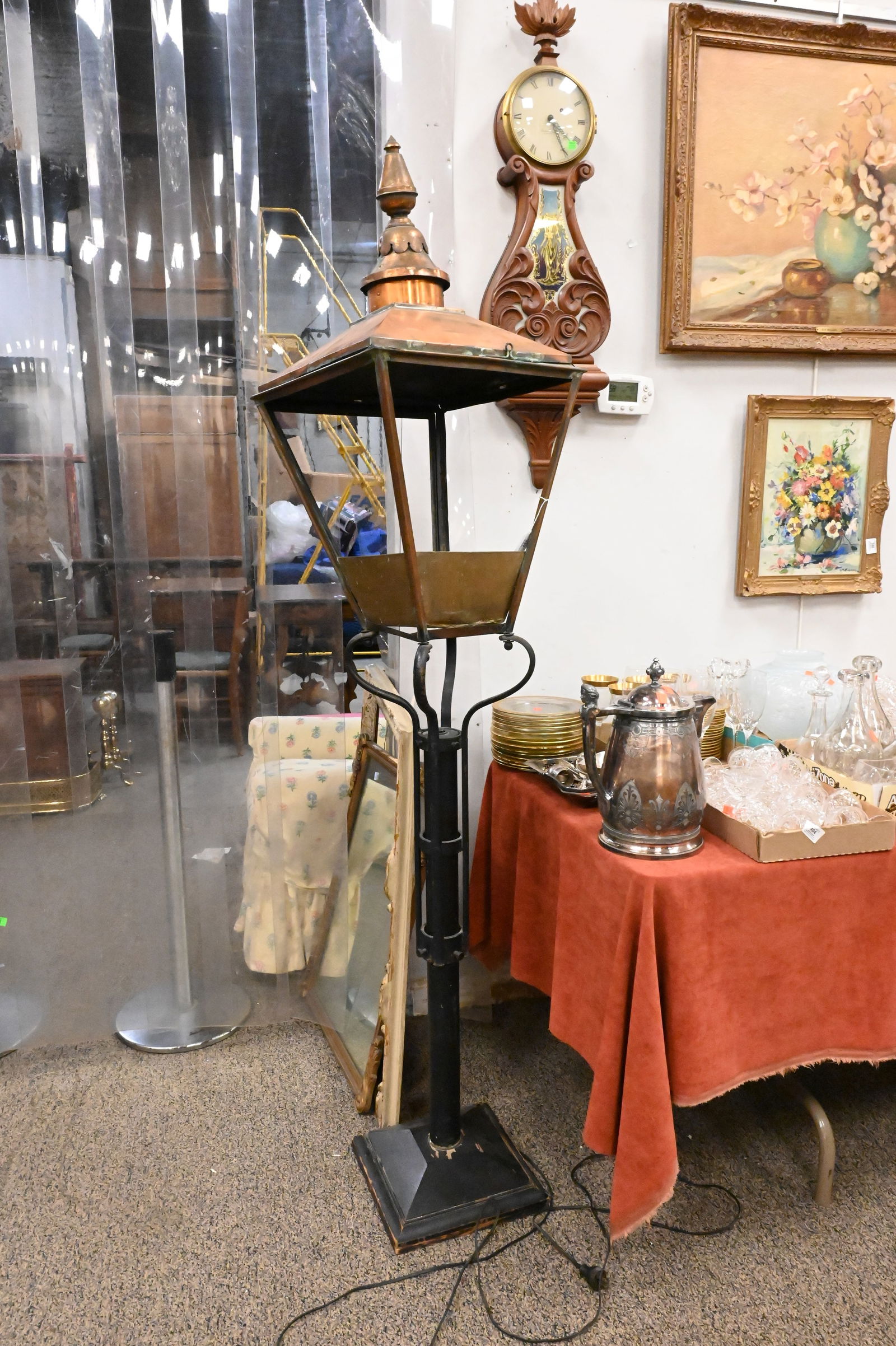 Antique Copper Lantern - 2