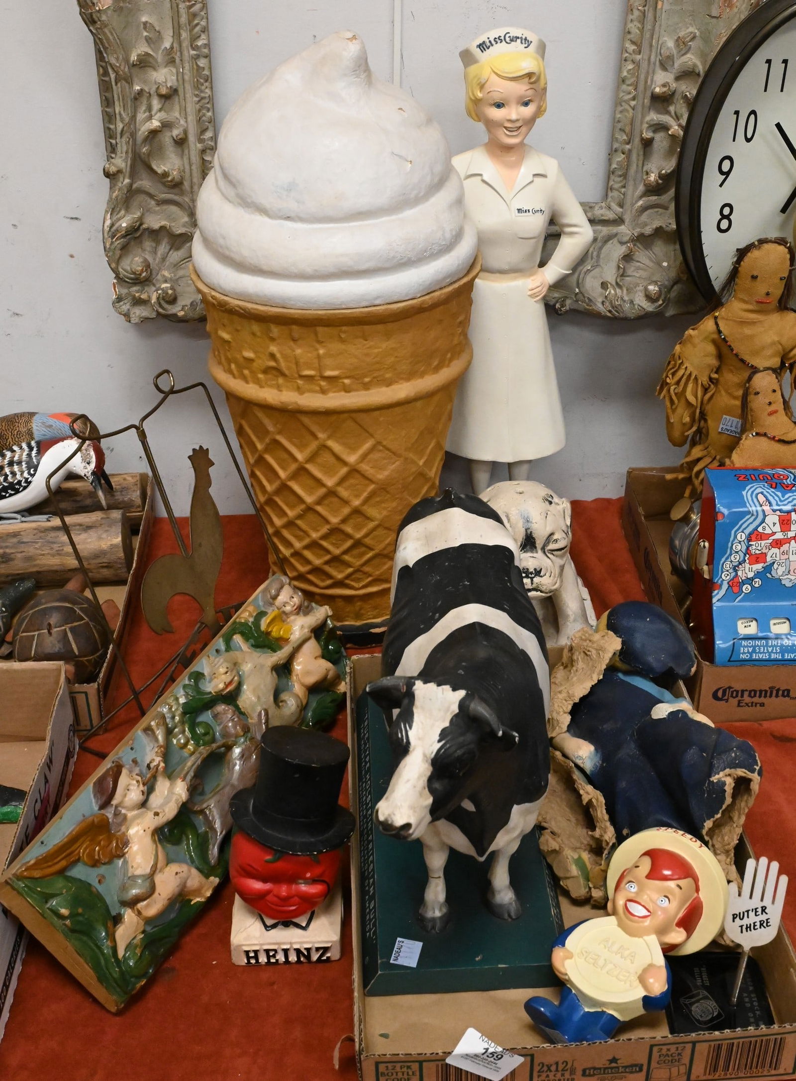 Two Tray Lots of Vintage Advertisements (1 of 6)