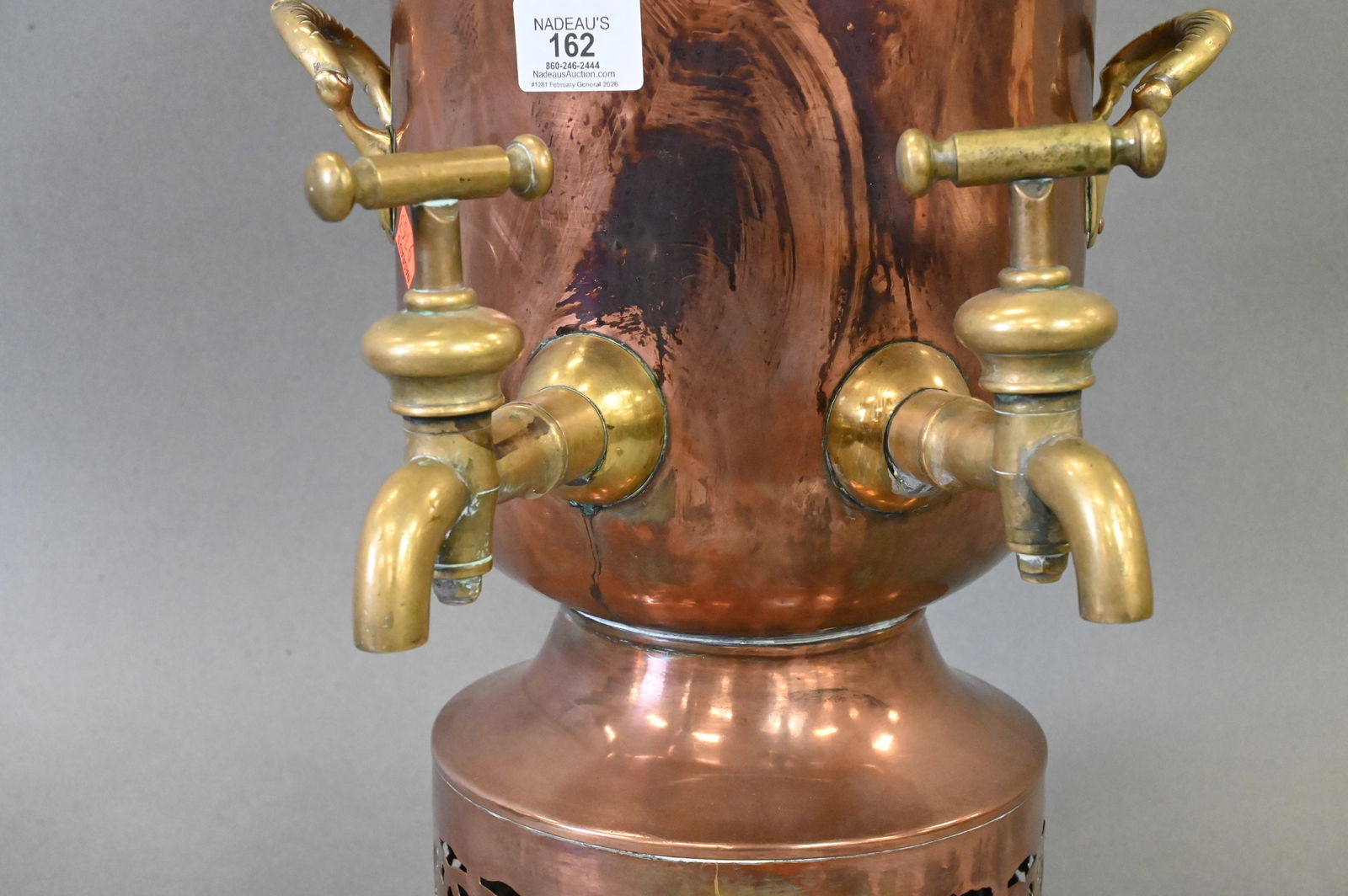 Large Loftus Copper and Brass Somwar - 2