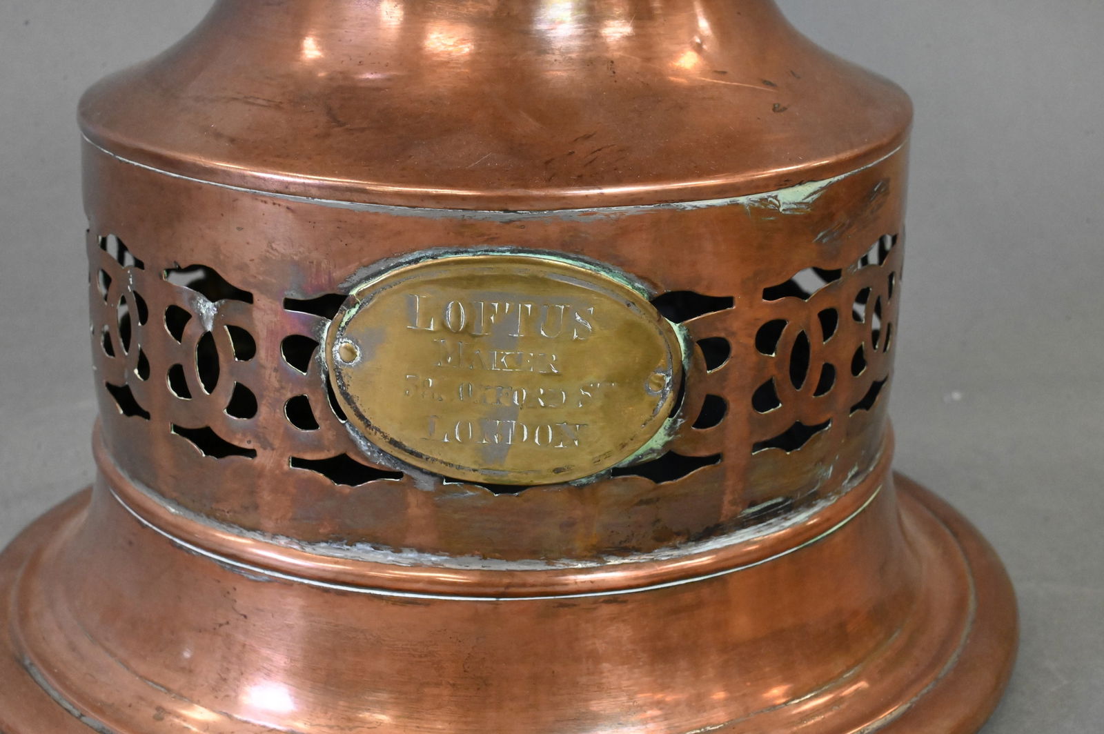 Large Loftus Copper and Brass Somwar - 5
