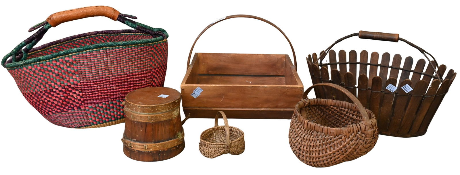 Six Piece Primitive Wood Grouping (1 of 5)