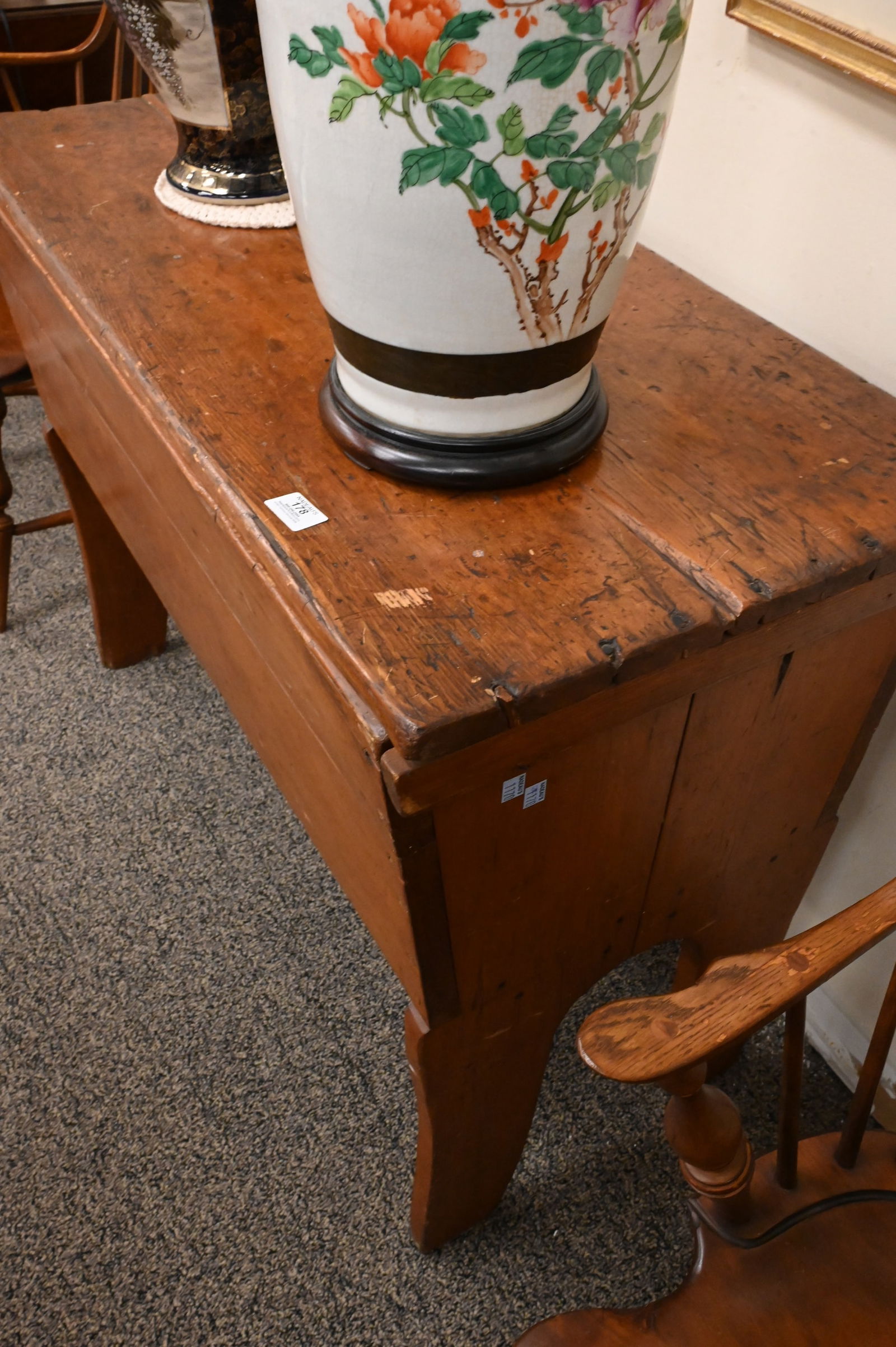 Primitive Pine Dough Box (Likely Canadian) - 4