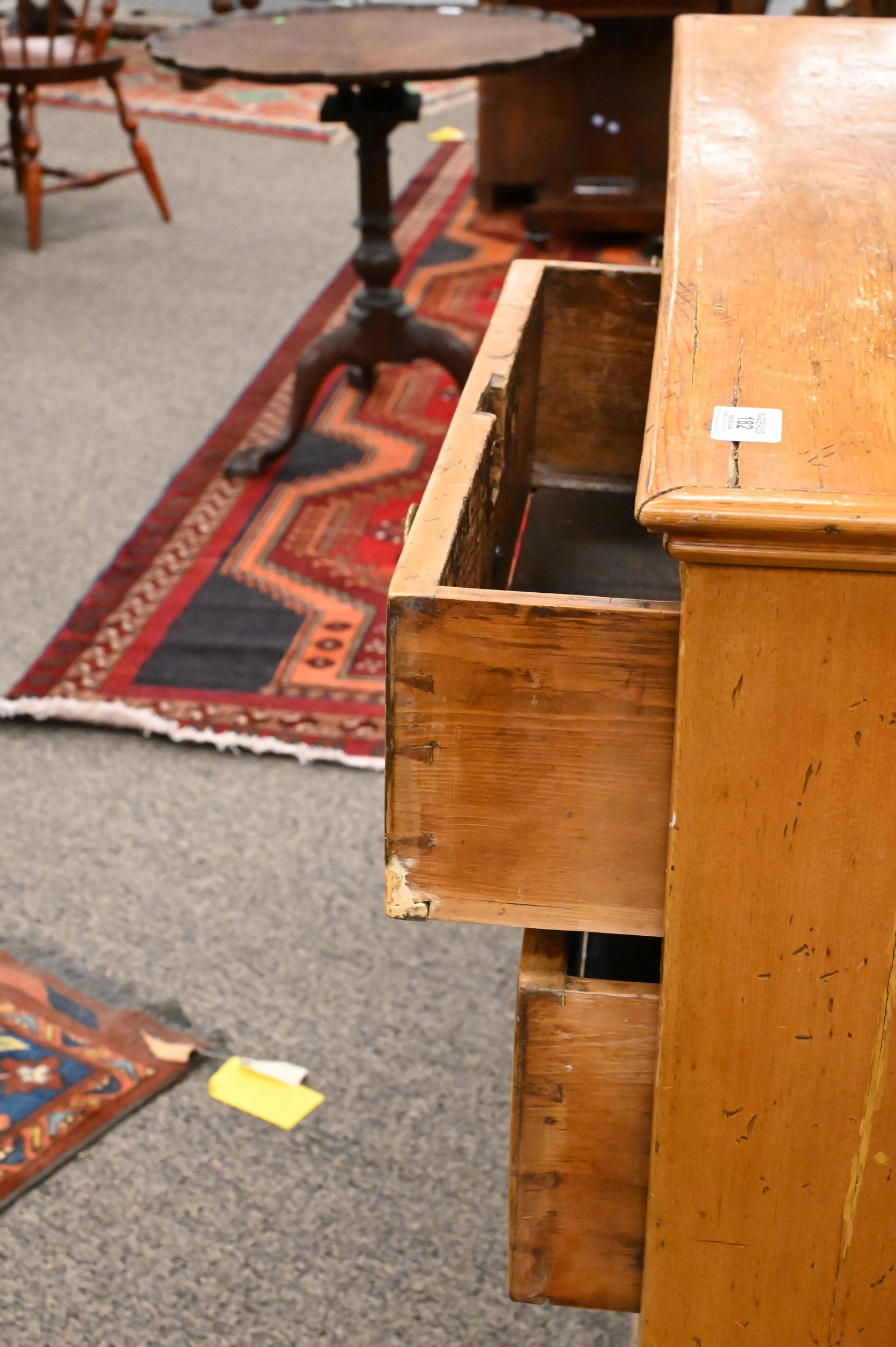 Federal Pine Two Over Three Drawer Chest - 4