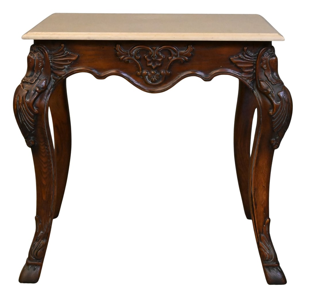 Ralph Lauren Rococo Style Marble Top Center Table (1 of 4)
