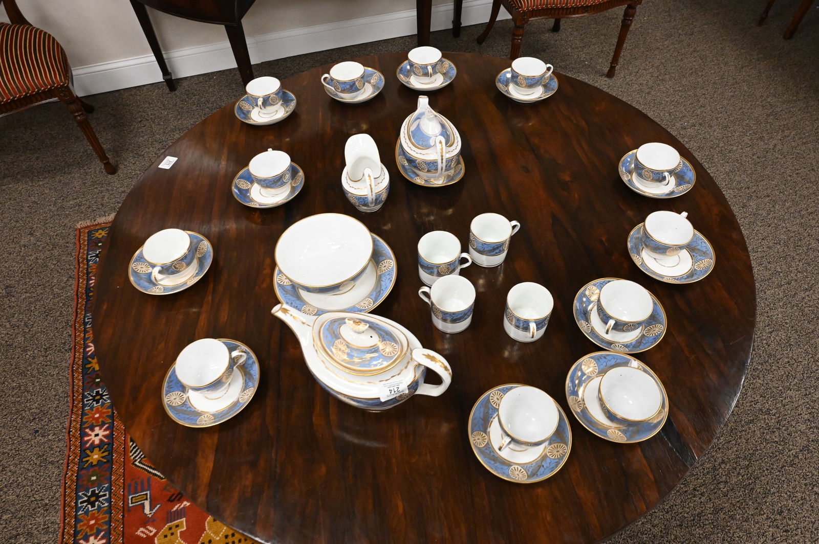 Rosewood Round Breakfast Table - 3