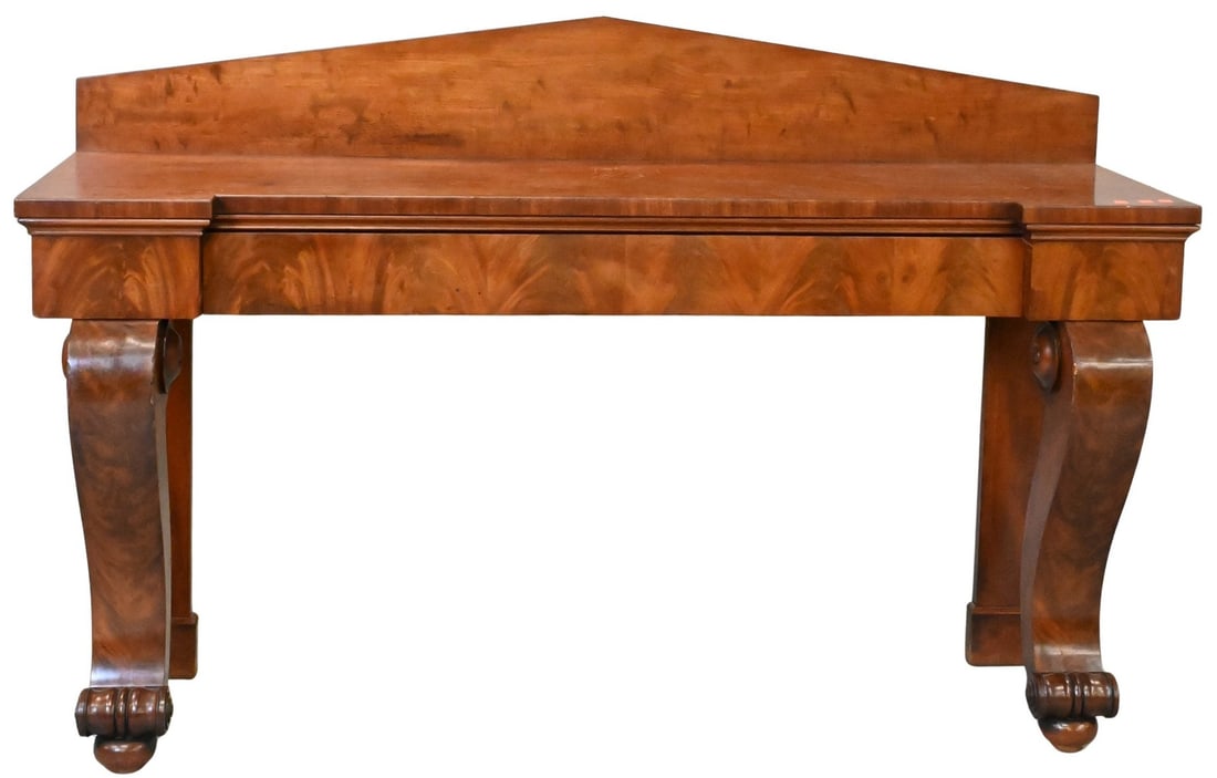 Empire Mahogany Sideboard with Backsplash Circa 1830 (1 of 6)