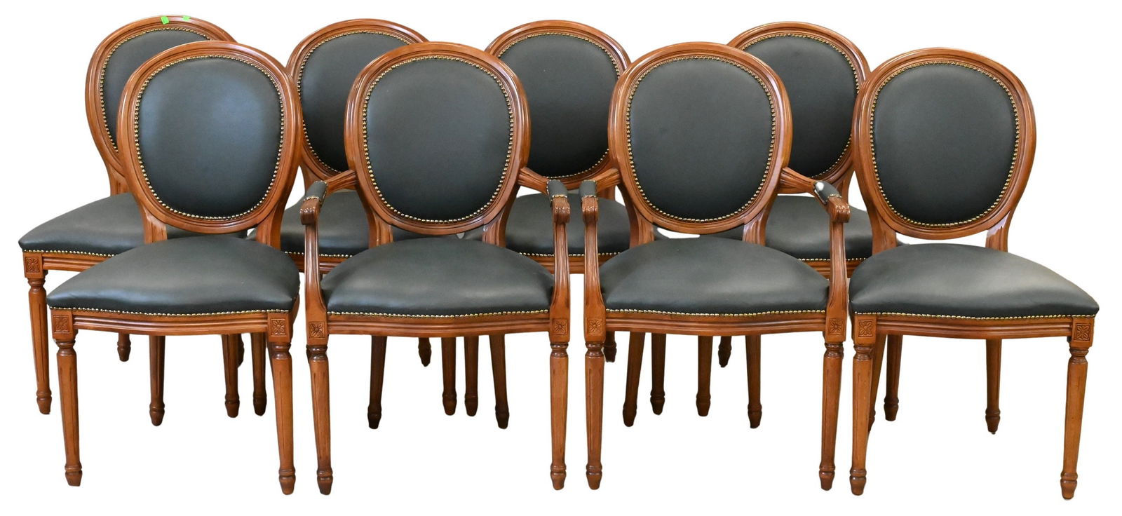 Harris Marcus Home Set of Eight Louis XVI Style Dining Chairs (1 of 8)