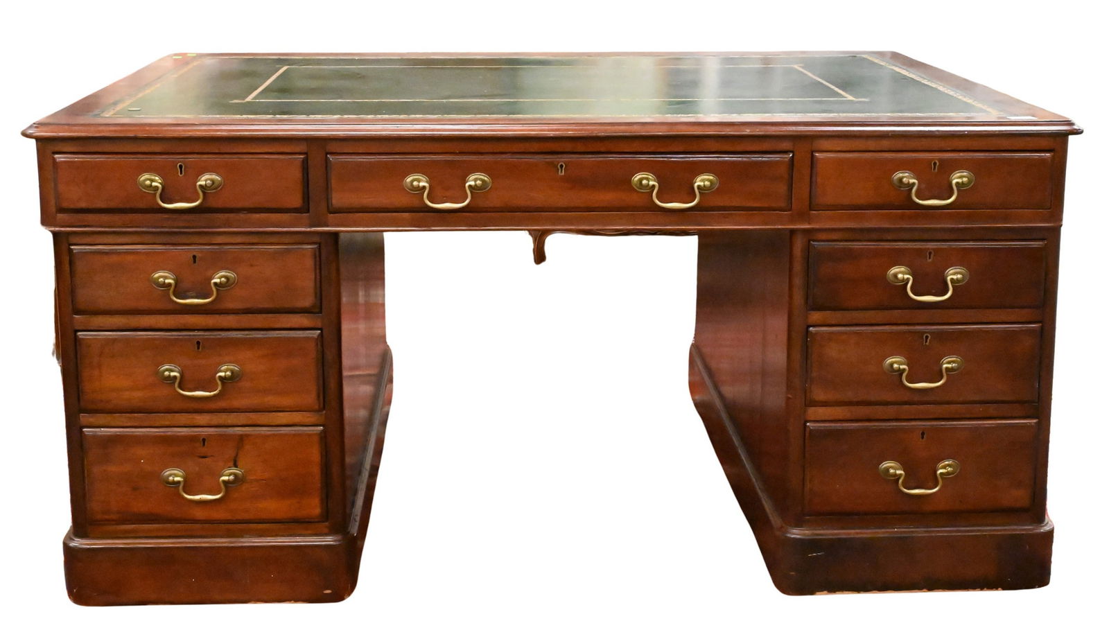 George IV Mahogany Three Part Partners Desk (1 of 6)