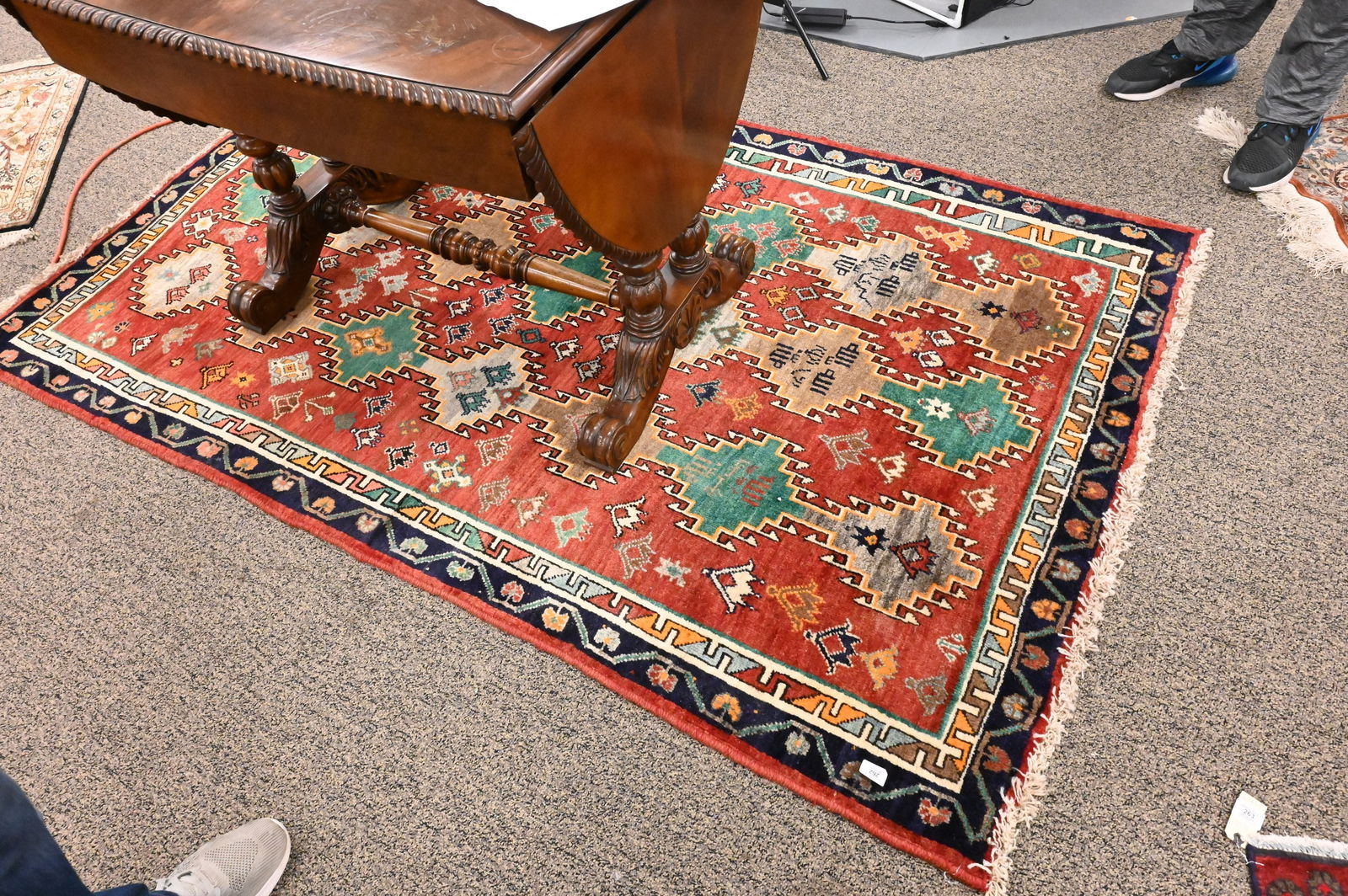 Oriental Throw Rug - 2
