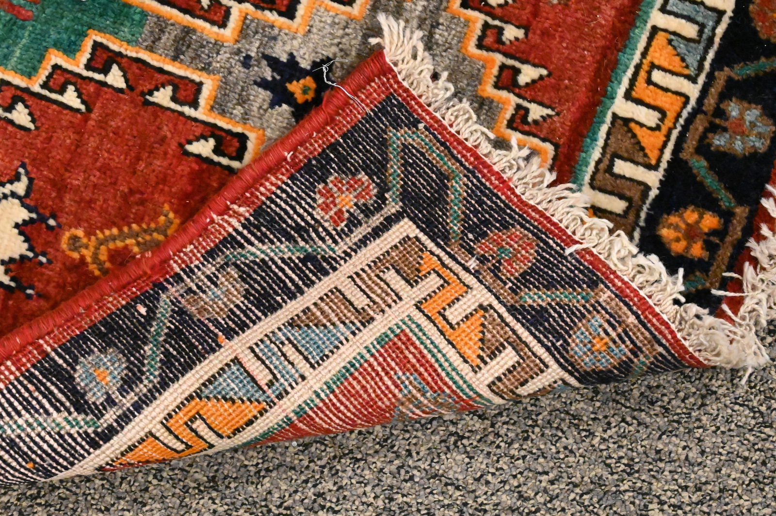 Oriental Throw Rug - 3