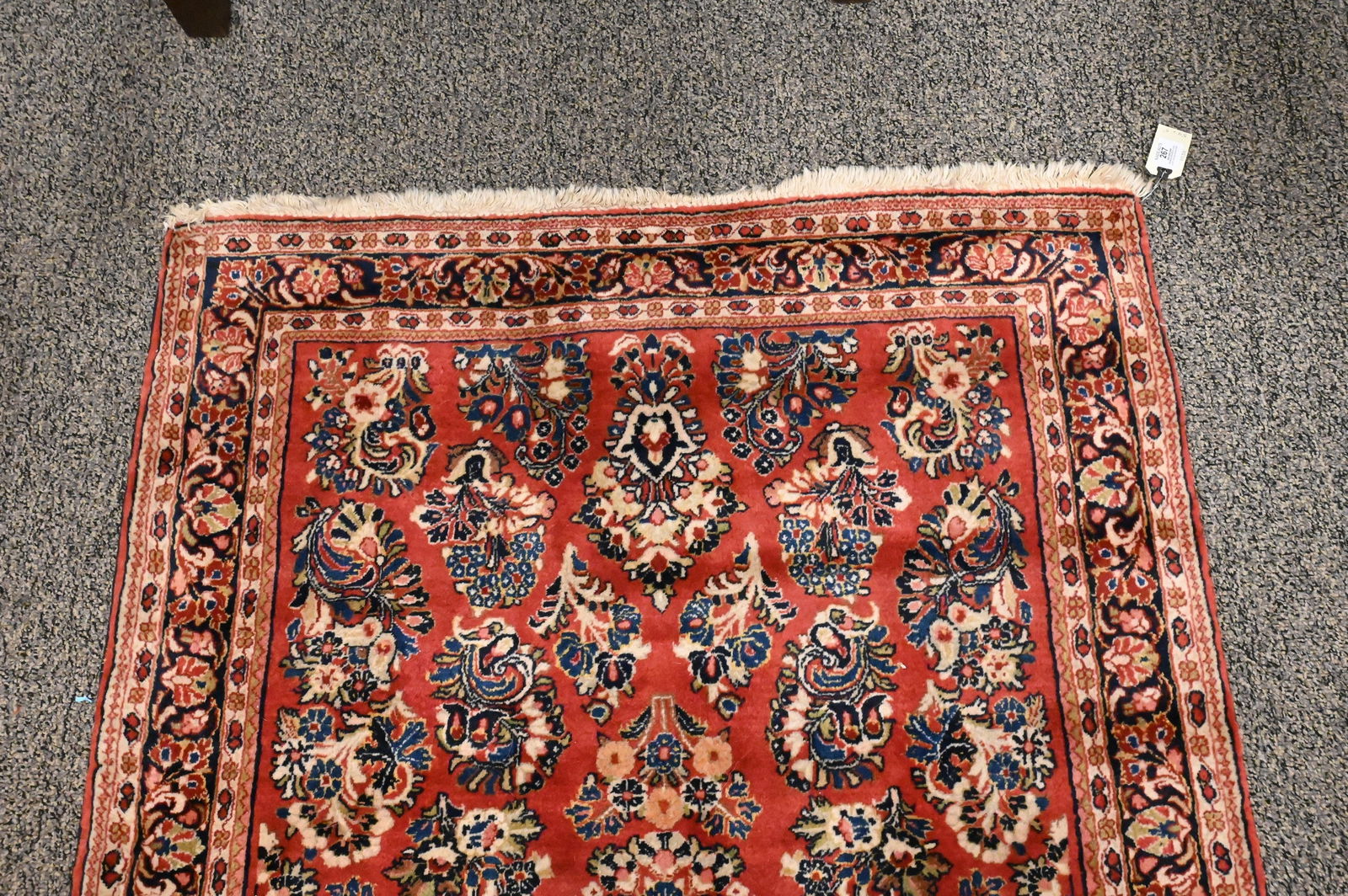 Sarouk Oriental Throw Rug - 4