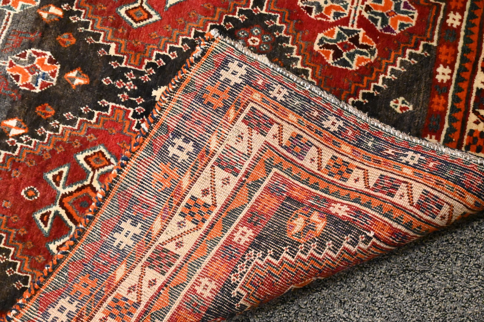 Two Oriental Throw Rugs - 4