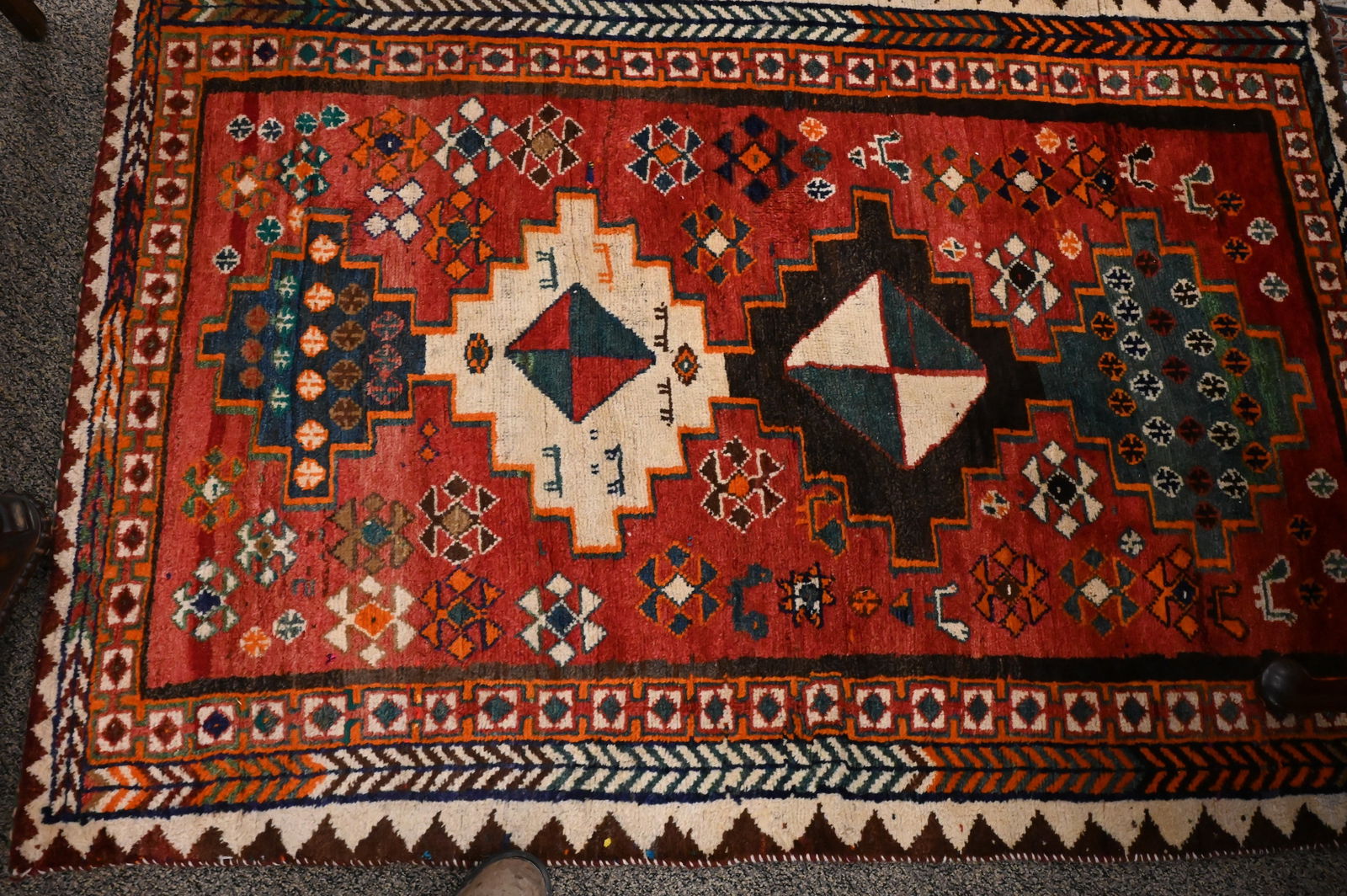 Two Oriental Throw Rugs - 4