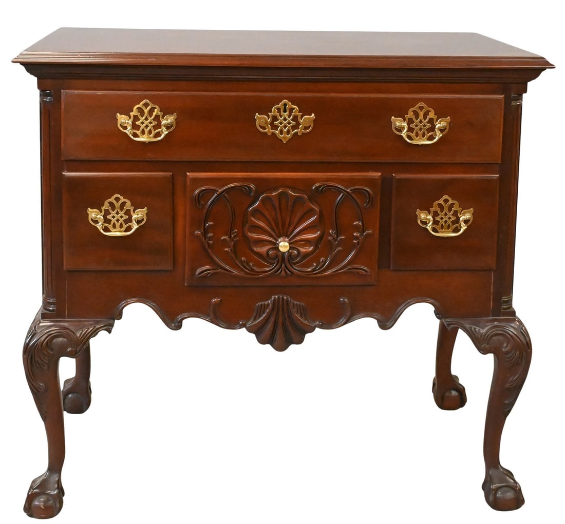 Councill Mahogany Chippendale Style Lowboy (1 of 4)