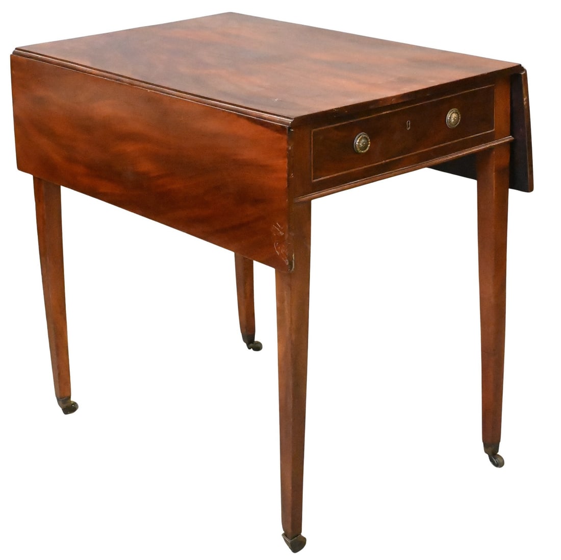 George IV Mahogany Pembroke Demilune Table (1 of 5)