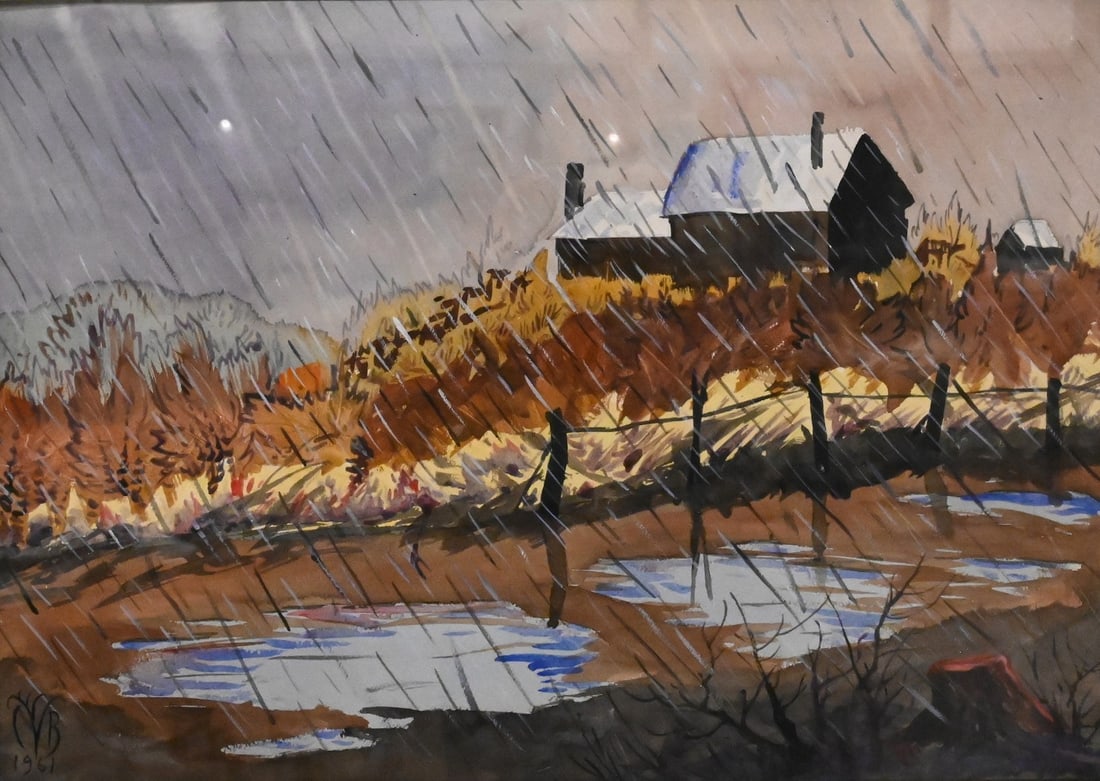 In the Manner of Charles Burchfield (American 1893-1967) (1 of 7)