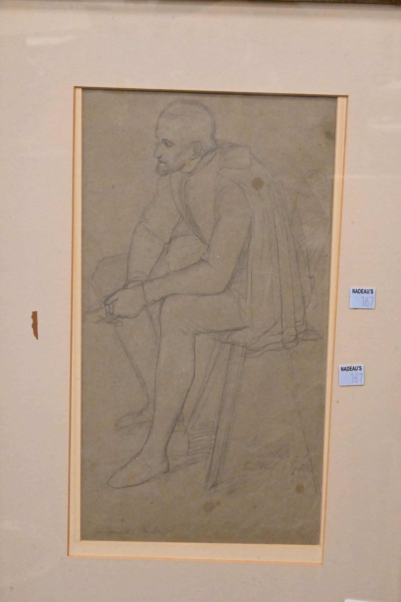 Two Framed German School Studies - 2