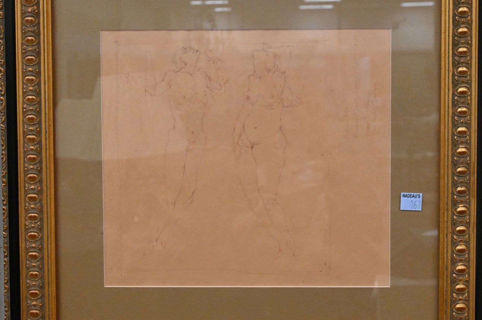 Two Framed German School Studies - 3